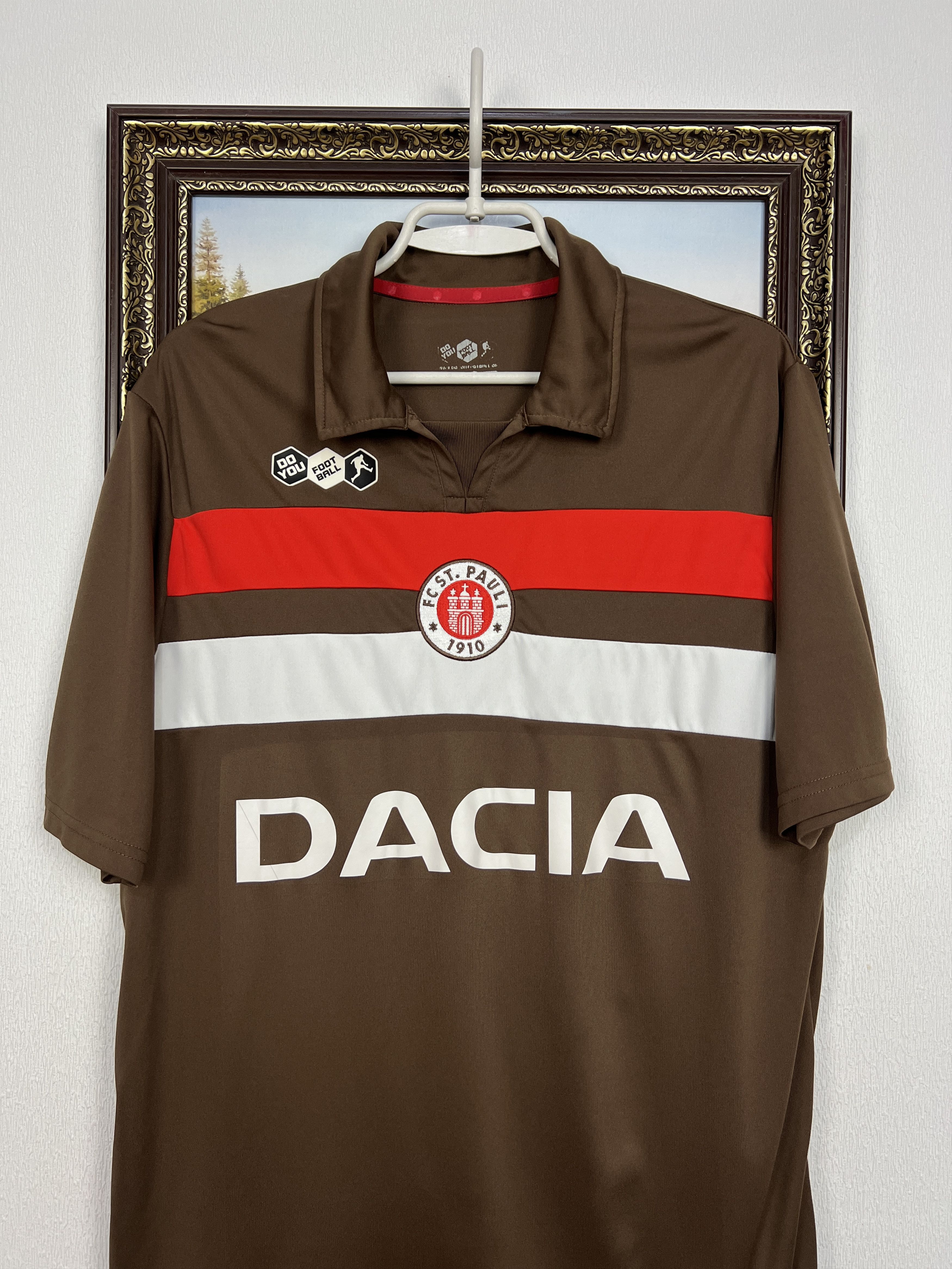 Vintage St Pauli Home football shirt 2009 Soccer #18 Kruse Jersey Size US L / EU 52-54 / 3 - 5 Thumbnail