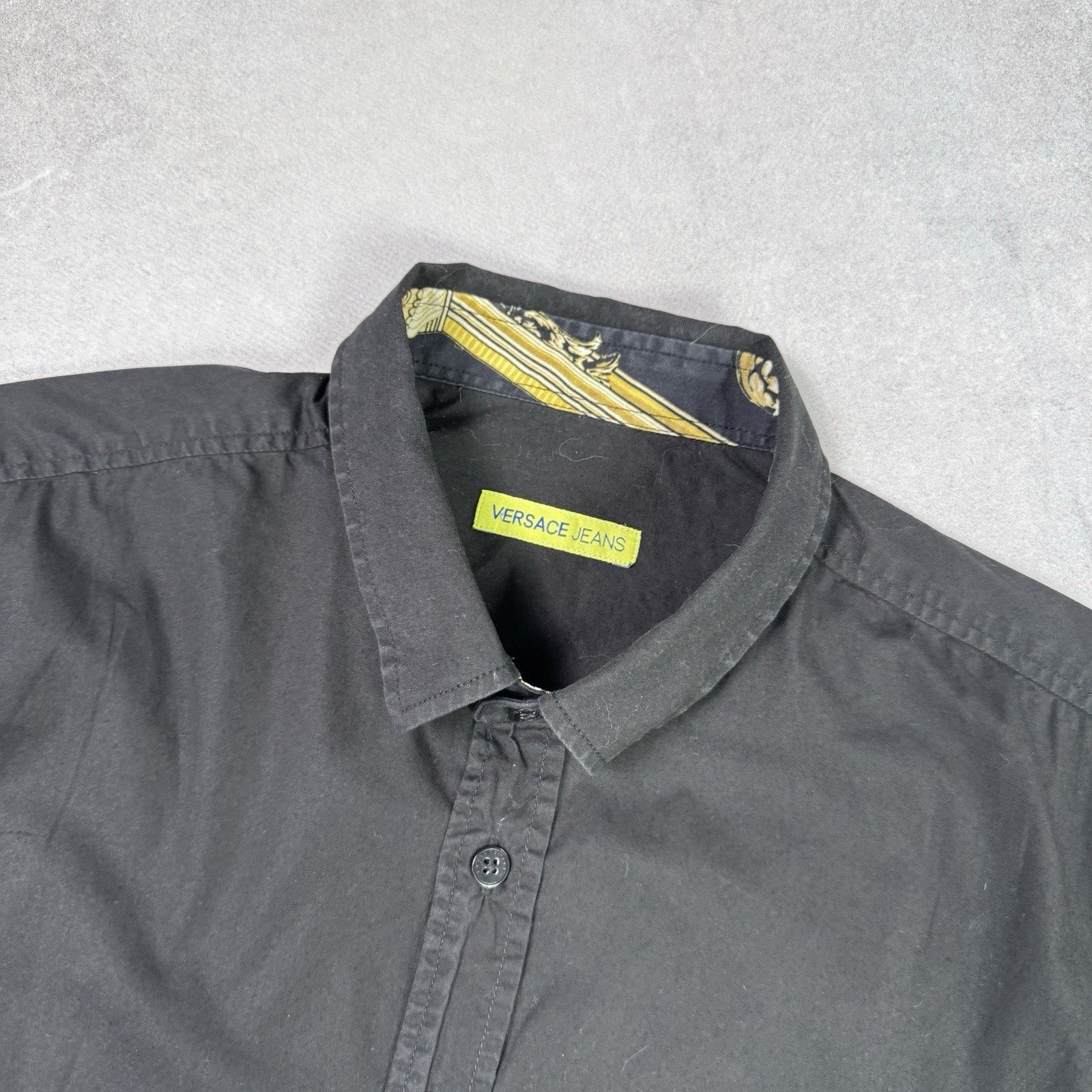 Versace Versace Jeans Men Button Up Shirt Black Size S Size US S / EU 44-46 / 1 - 5 Thumbnail