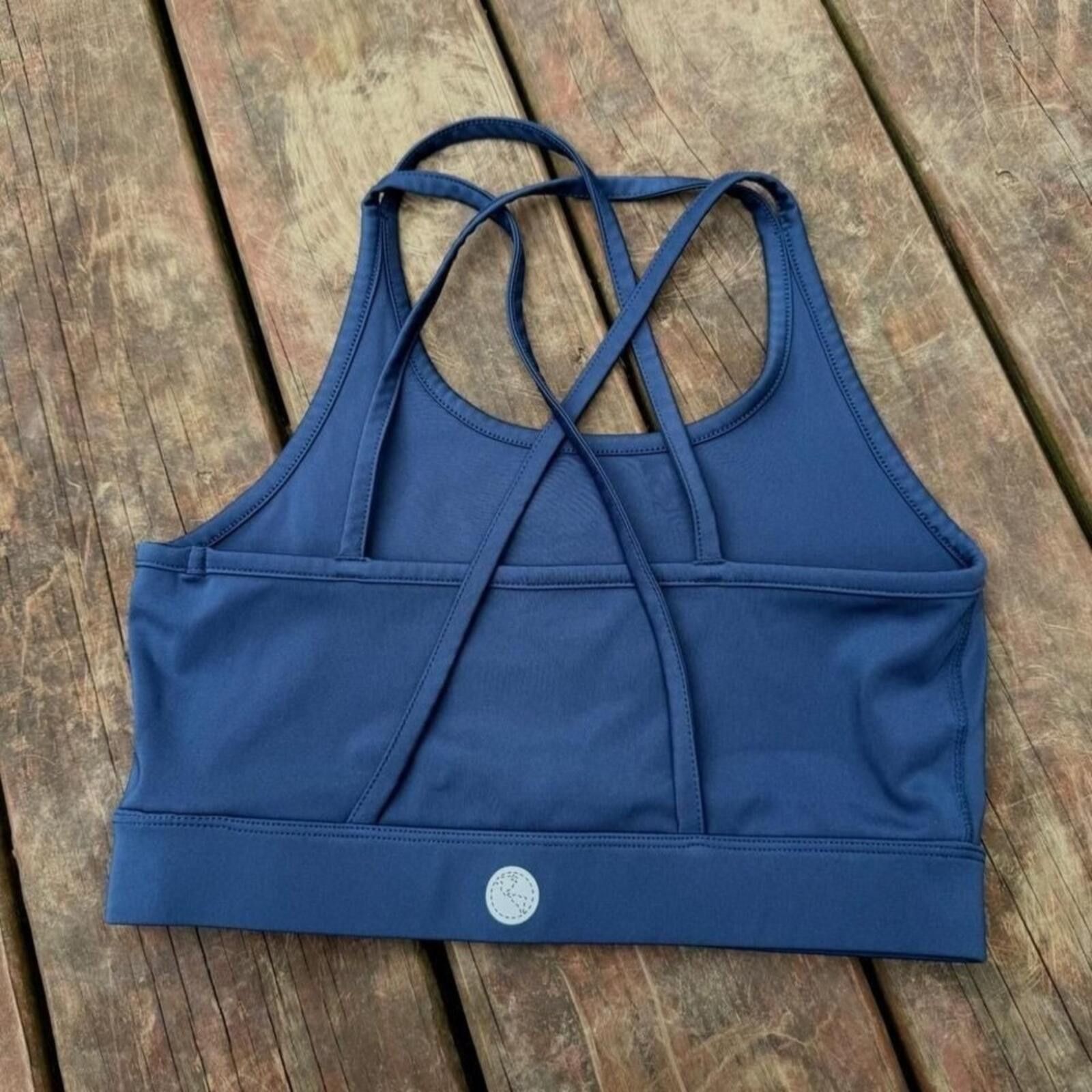 Threads 4 Thought Threads 4 Thought Sports Bra XS Criss Cross Activewear Size ONE SIZE - 2 Thumbnail