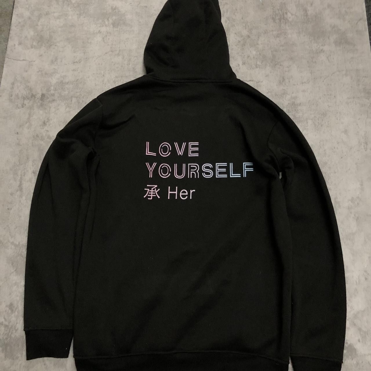 Other Black BTS hoodie with pink and blue hues #kpop Size US XL / EU 56 / 4 - 4 Thumbnail
