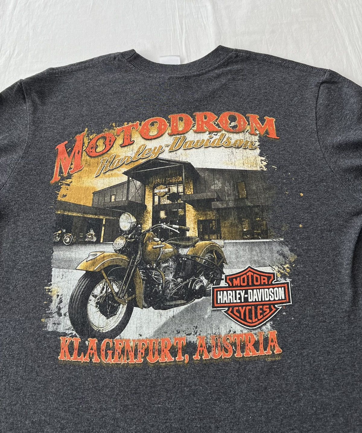 Harley Davidson Vintage 2013 Harley Davidson Austria Long Sleeve T-shirt Size US M / EU 48-50 / 2 - 12 Thumbnail