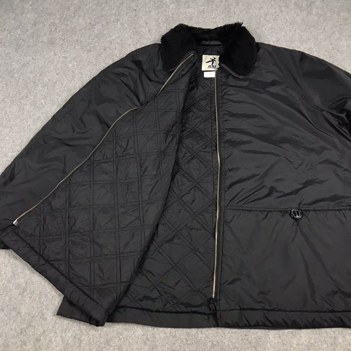 Hai Sporting Gear × Issey Miyake HAI SPORTING GEAR BY ISSEY MIYAKE BLACK OVERSIZE JACKET Size US M / EU 48-50 / 2 - 11 Thumbnail