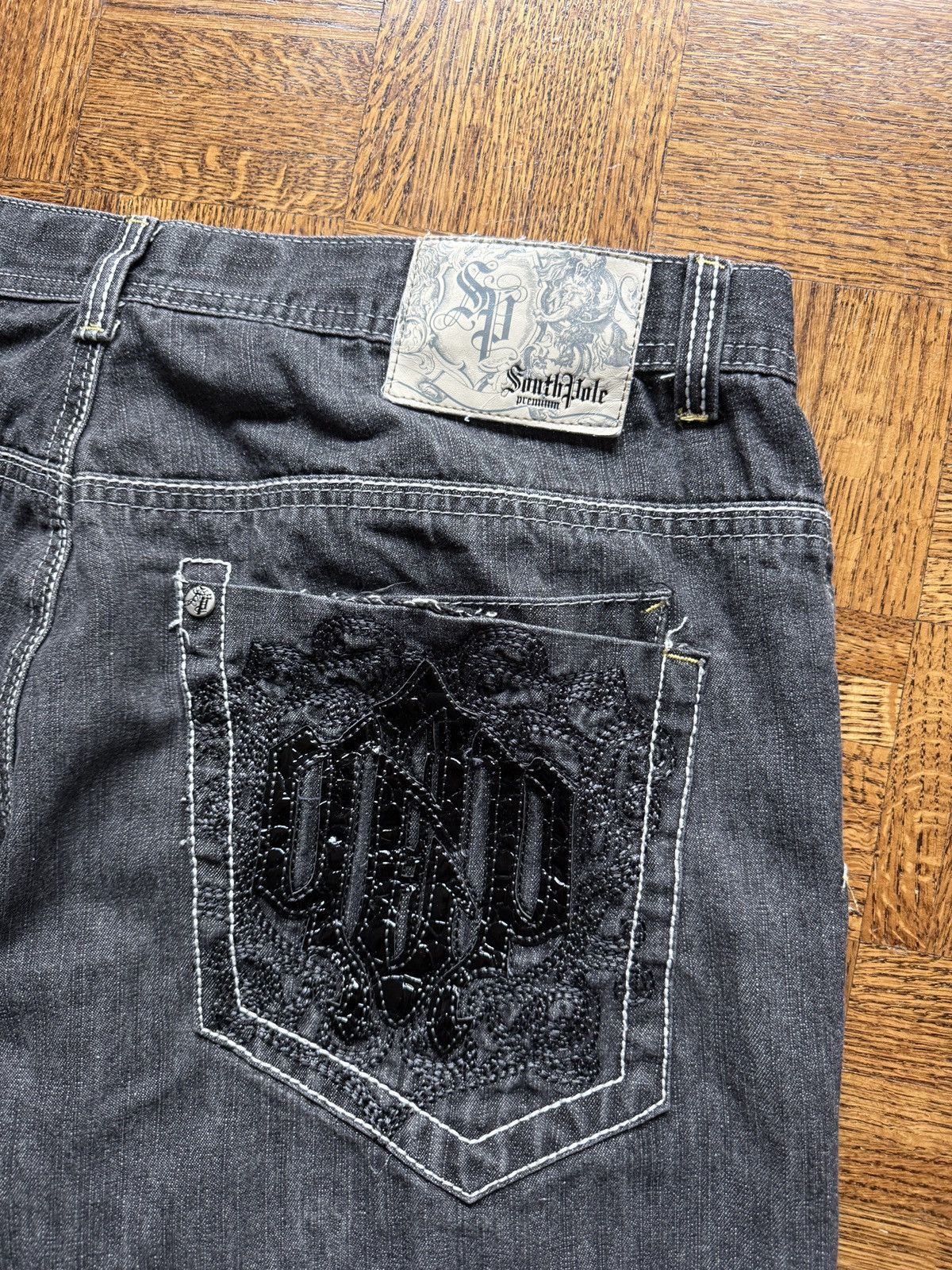 Southpole Vintage Y2K Southpole Embroidered Baggy Denim Jeans Size US 40 / EU 56 - 4 Thumbnail