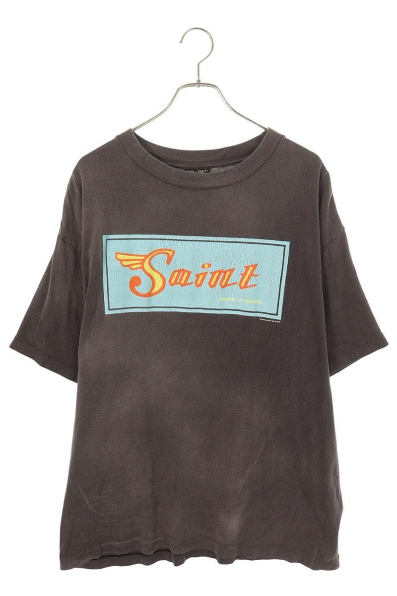 Saint Michael SAINT MICHAEL Distressed Printed T-Shirt Dark Gray Size XL Size US XL / EU 56 / 4 - 1 Thumbnail