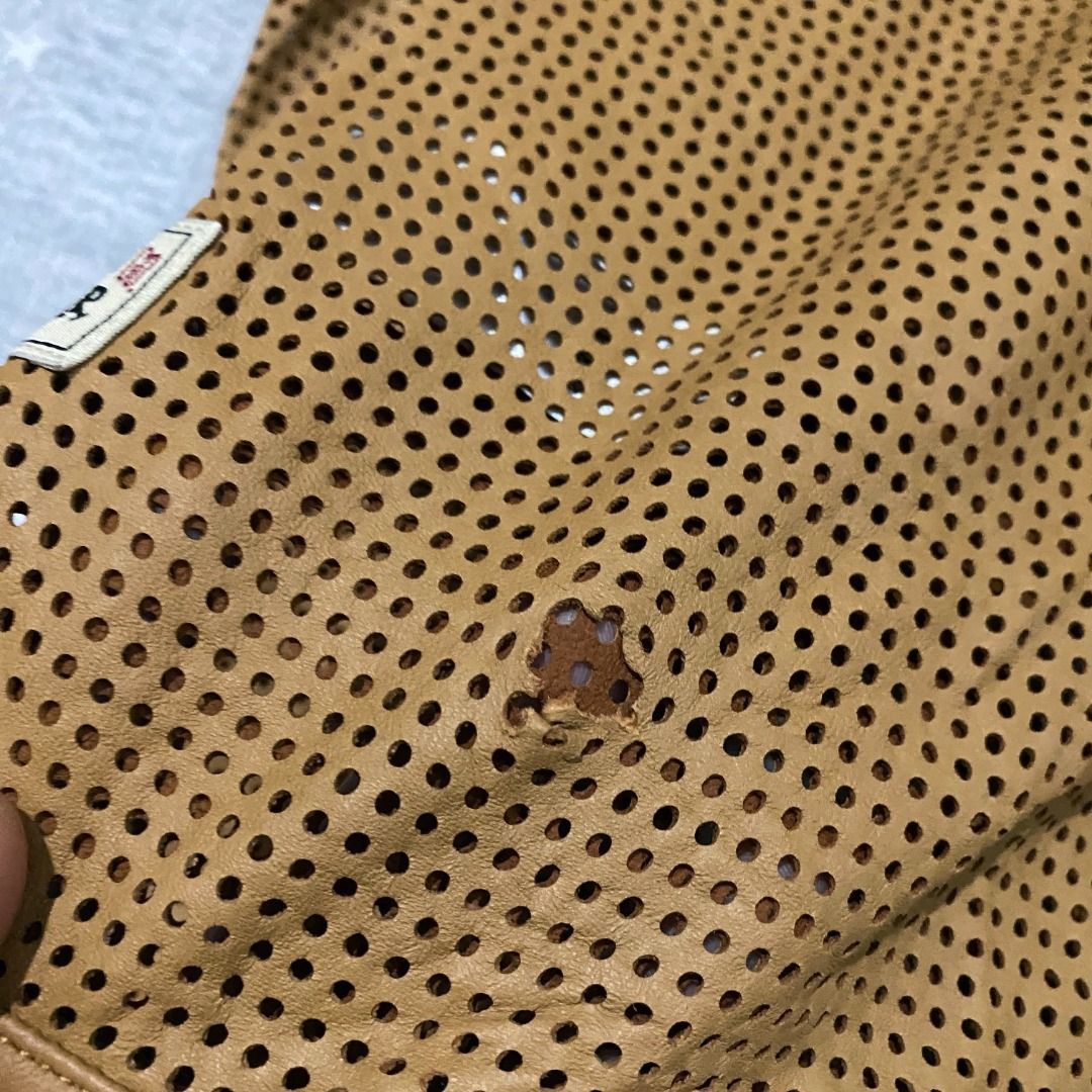 Stussy Stussy Perforated Leather Jacket L Size US L / EU 52-54 / 3 - 13 Thumbnail