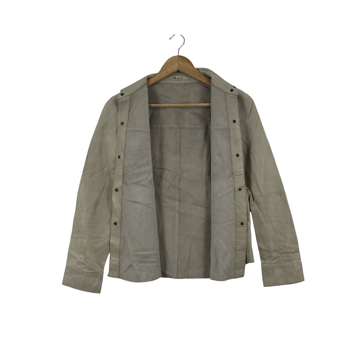 Aquascutum Vintage AQUASCUTUM Genuine Leather Button Up Shirt Jacket Size S / US 4 / IT 40 - 7 Thumbnail