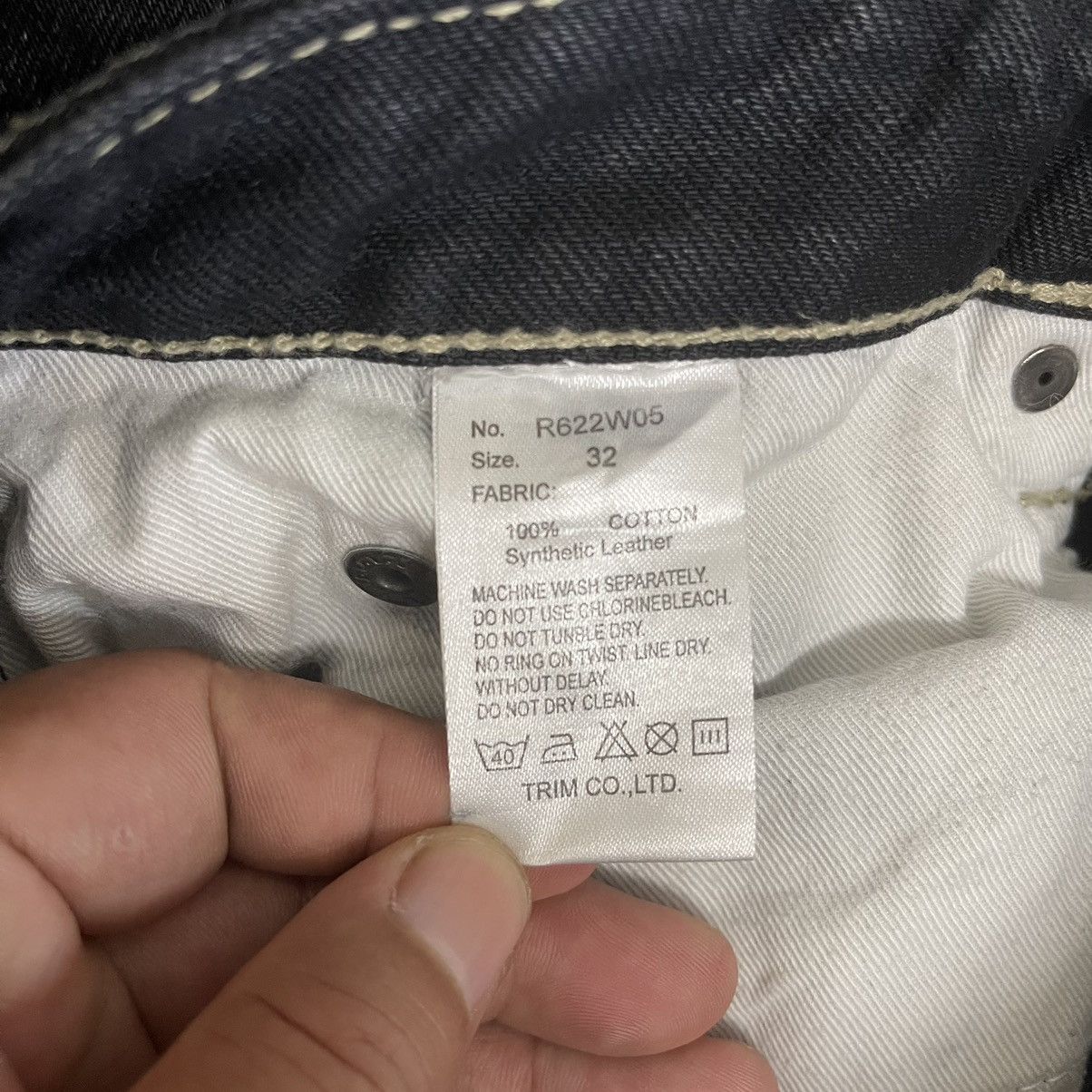 If Six Was Nine Hideaway Nicole Synthetic Leather Lowrise Bootcut Jeans Size US 32 / EU 48 - 18 Thumbnail