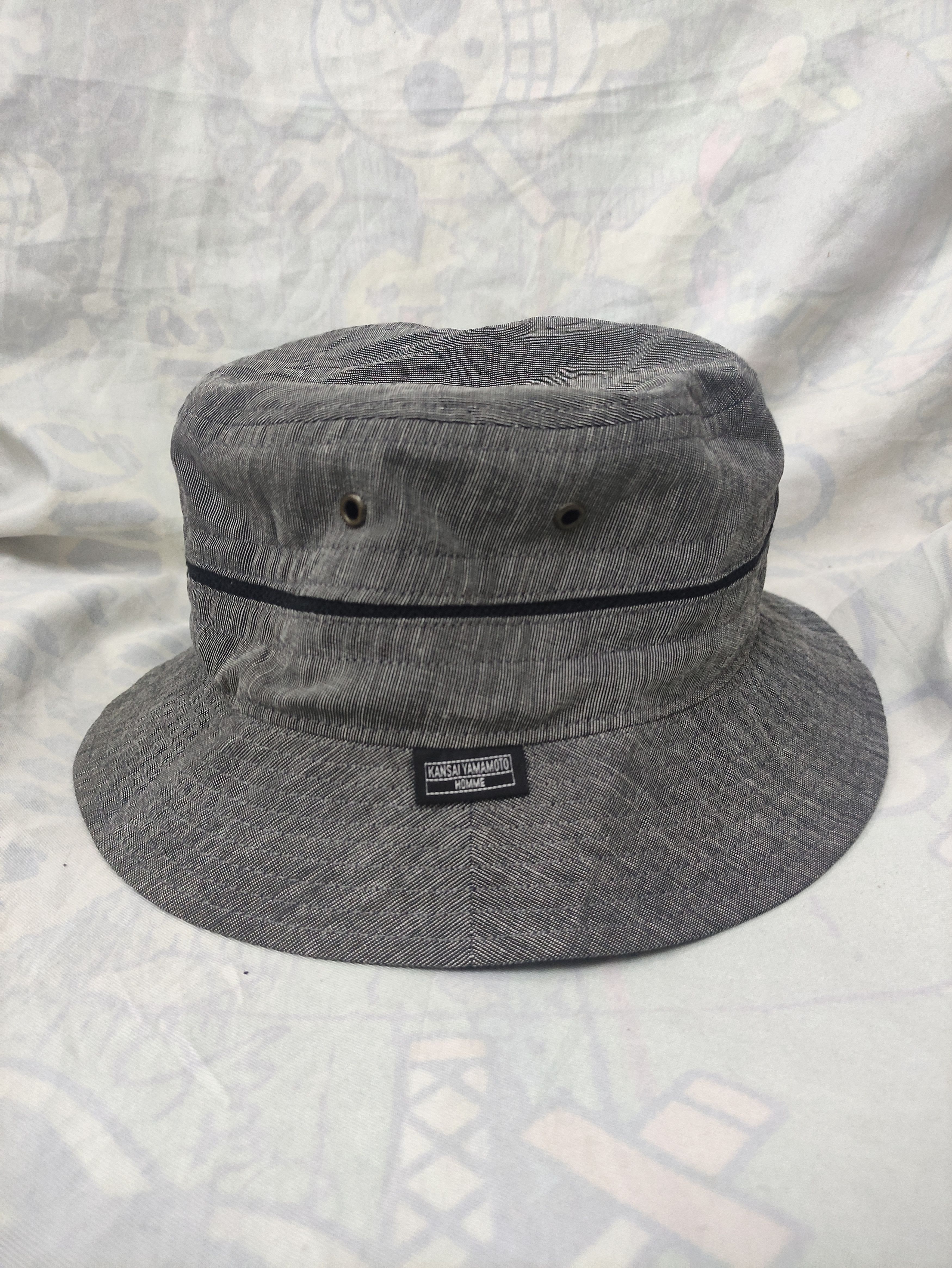 Kansai Yamamoto KANSAI YAMAMOTO HOMME VINTAGE BUCKET HAT Size ONE SIZE - 8 Thumbnail