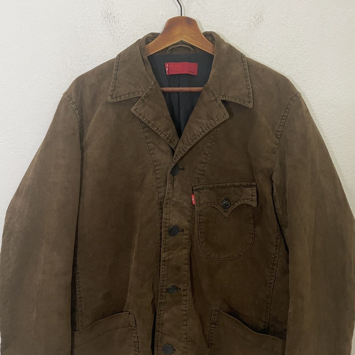 Levi's Vintage Levis Red Tab Corduroy Jacket Size US M / EU 48-50 / 2 - 4 Thumbnail