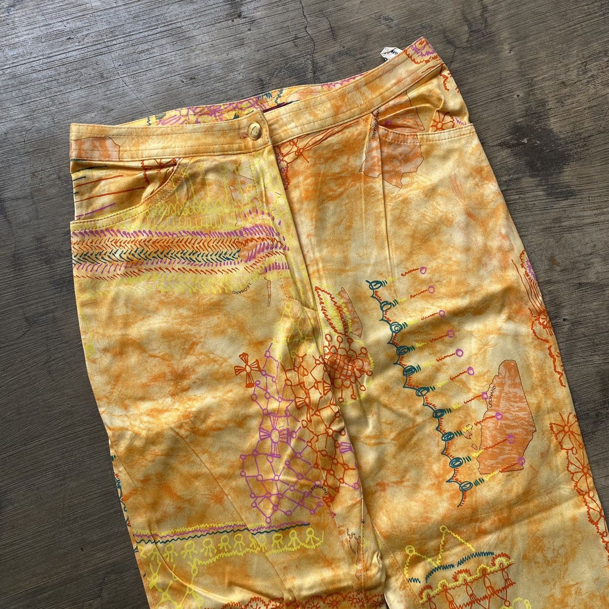 Leonard Paris Leonard paris print pants Size 26" / US 2 / IT 38 - 2 Thumbnail