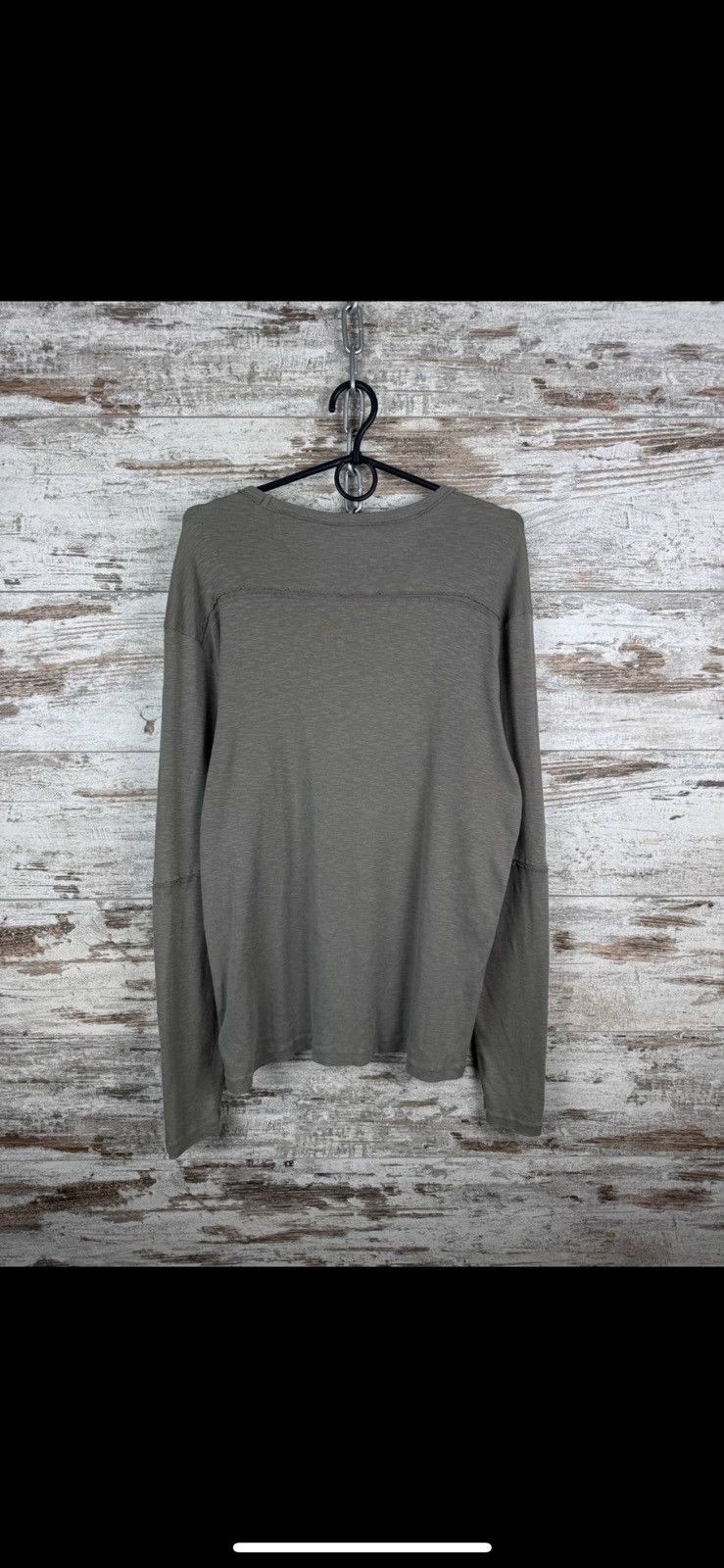 Allsaints × Vintage Mens Vintage Allsaints Avant Garde Long Sleeve T Shirt Tee Size US M / EU 48-50 / 2 - 8 Thumbnail