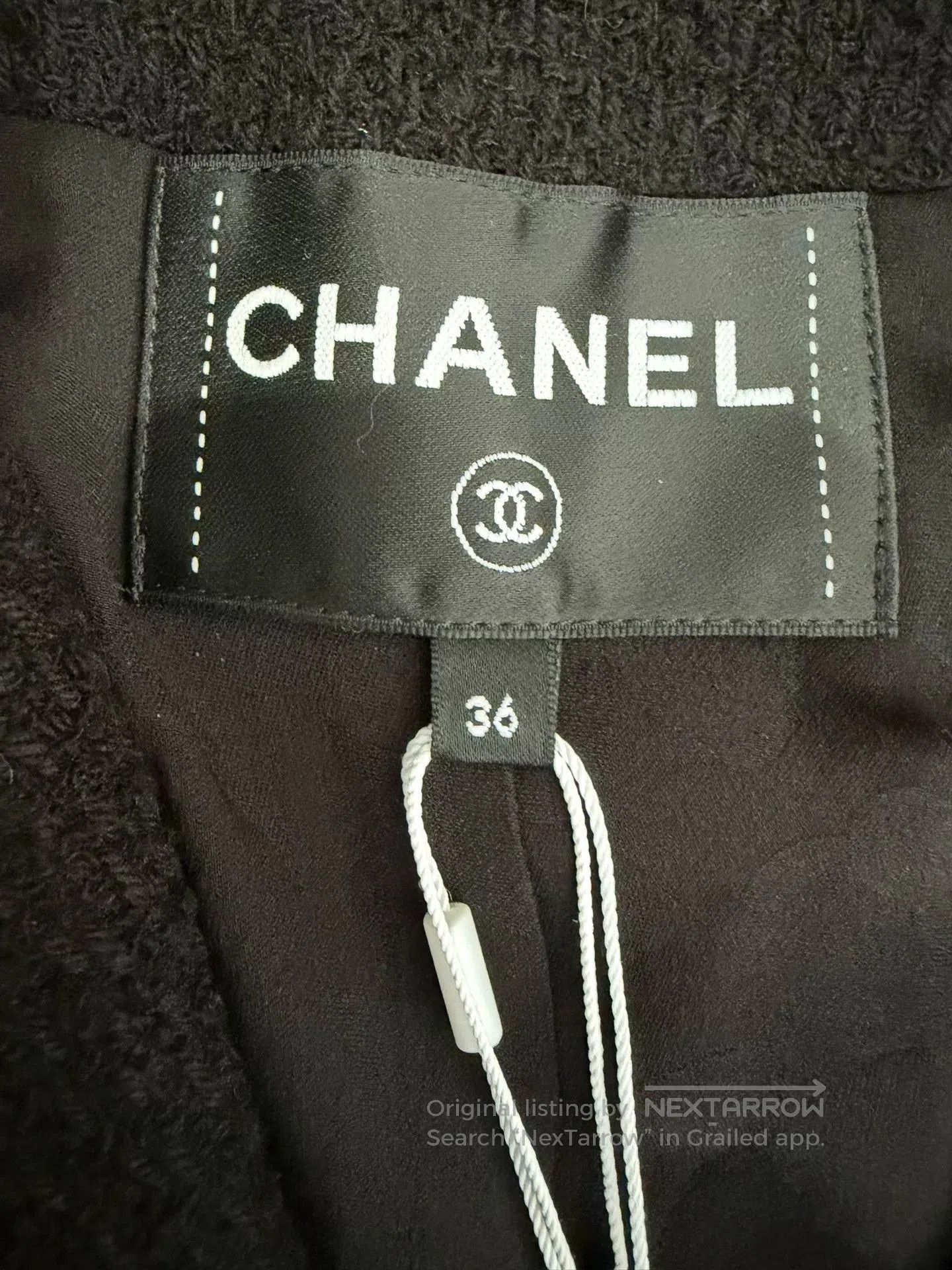 Chanel Chanel Black Naval Collar Jacket Top. Size US S / EU 44-46 / 1 - 5 Thumbnail