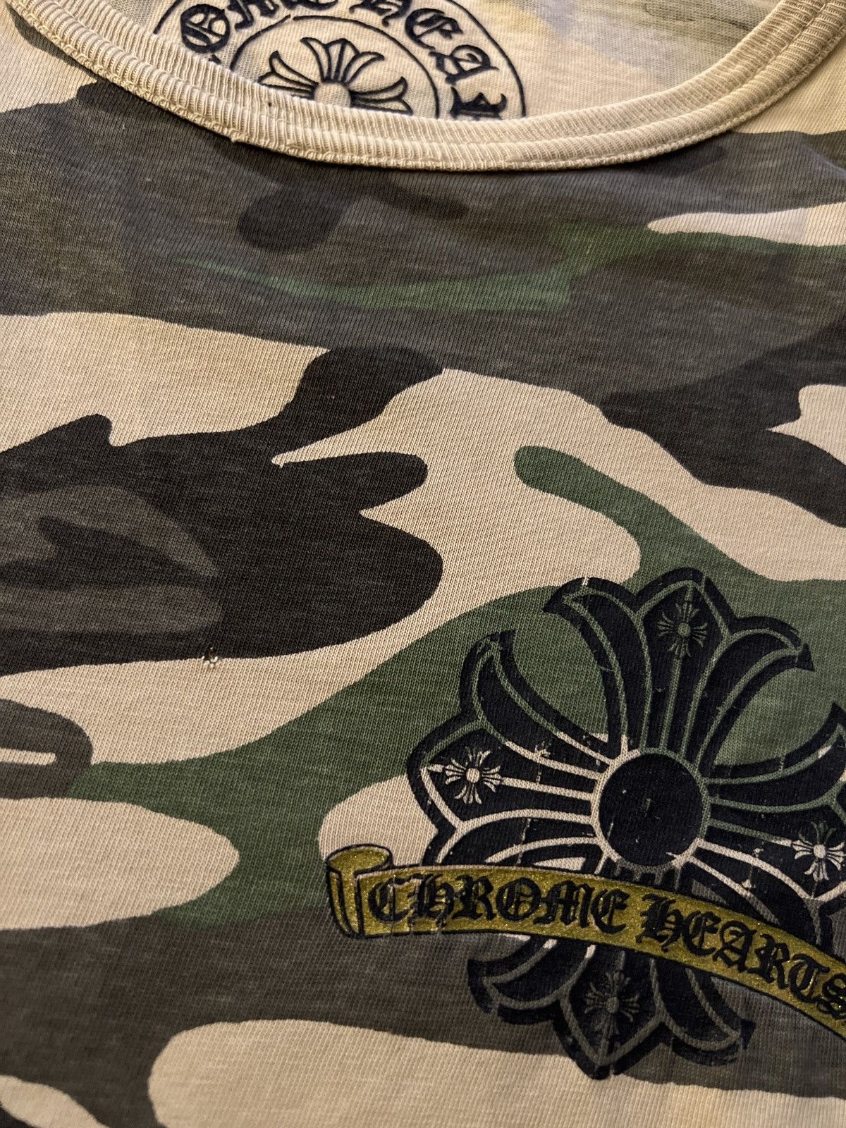 Chrome Hearts 🔥 CHROME HEARTS VINTAGE CAMO TEE T SHIRT SINGLE STITCH XL Size US XL / EU 56 / 4 - 14 Thumbnail