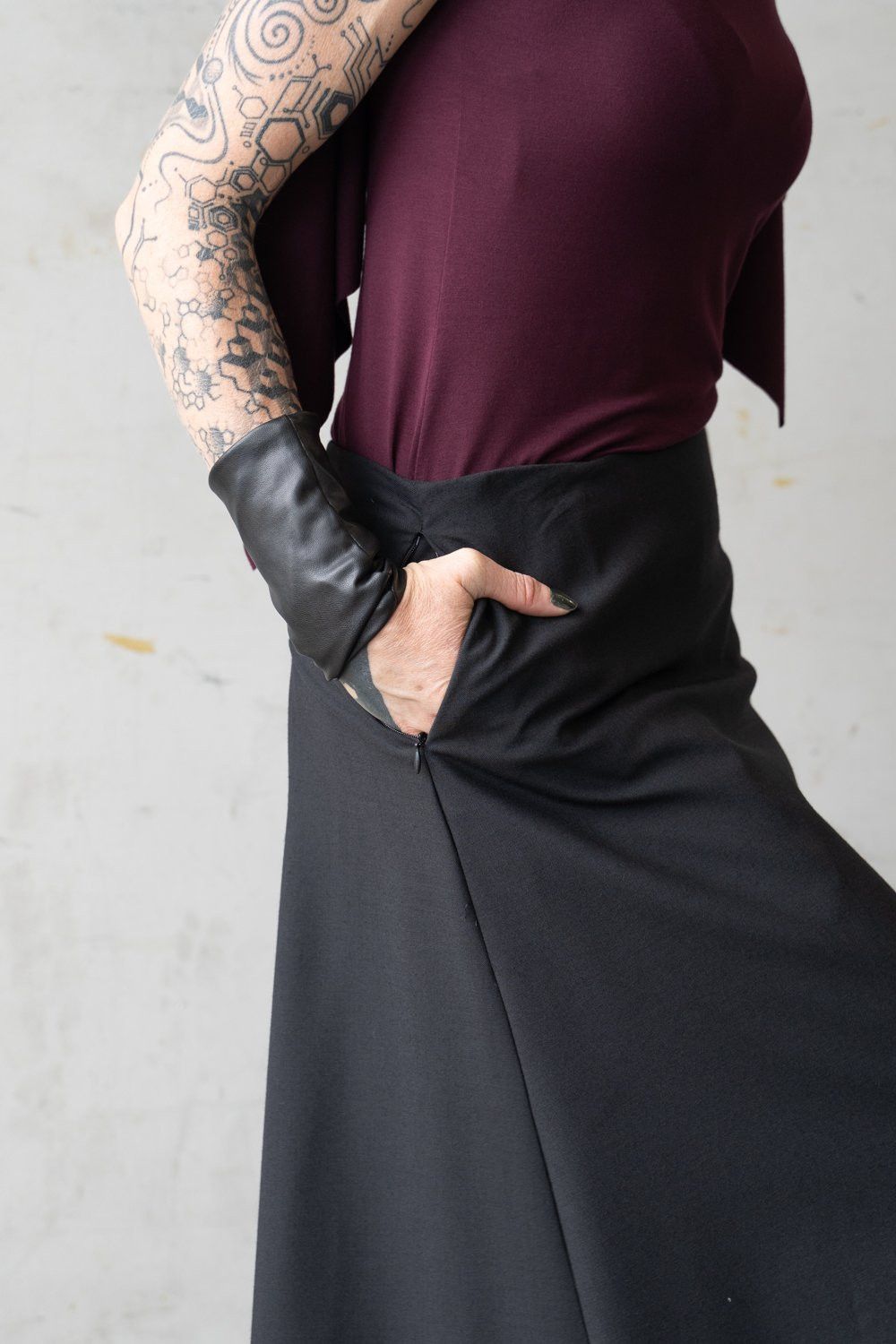 Other FLUID Long A-Line Skirt Size 32" / US 10 / IT 46 - 3 Thumbnail