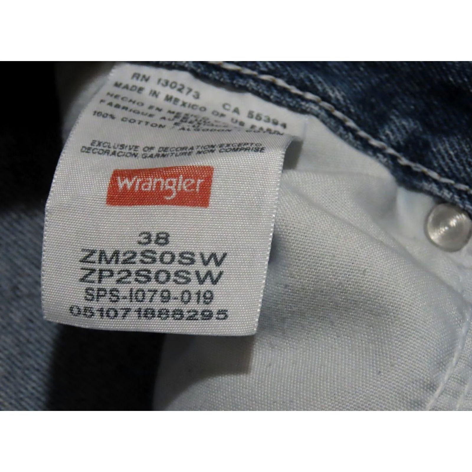 Wrangler Wrangler Authentics Denim Jean Shorts Men's 38 Blue 5 Pocket Zip Casual Workwear Size US 38 / EU 54 - 7 Thumbnail