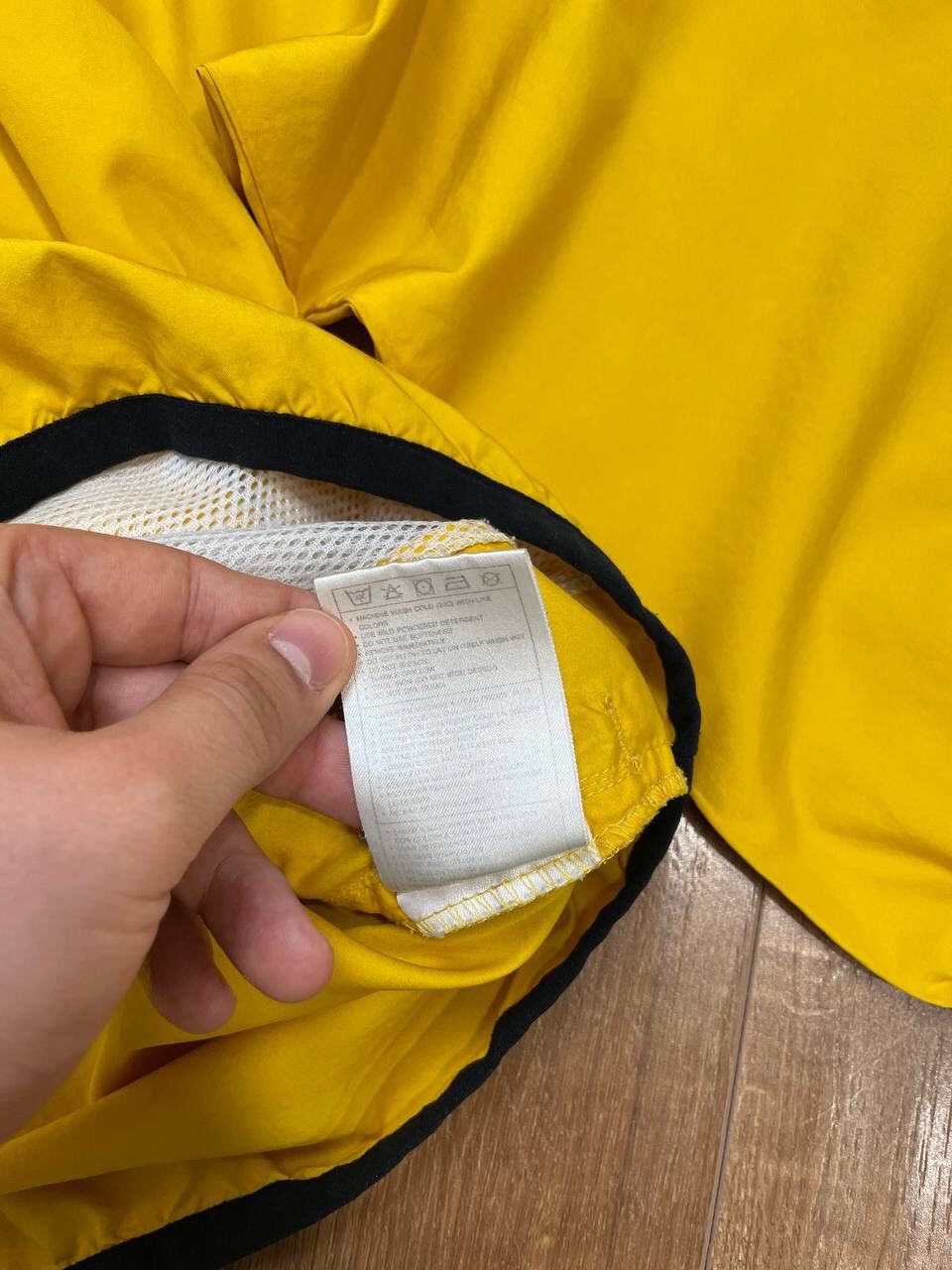 Nike × Vintage Vintage Nike Y2K Style Hot Yellow Logo Anorak Bomber Jacket Size US L / EU 52-54 / 3 - 16 Thumbnail