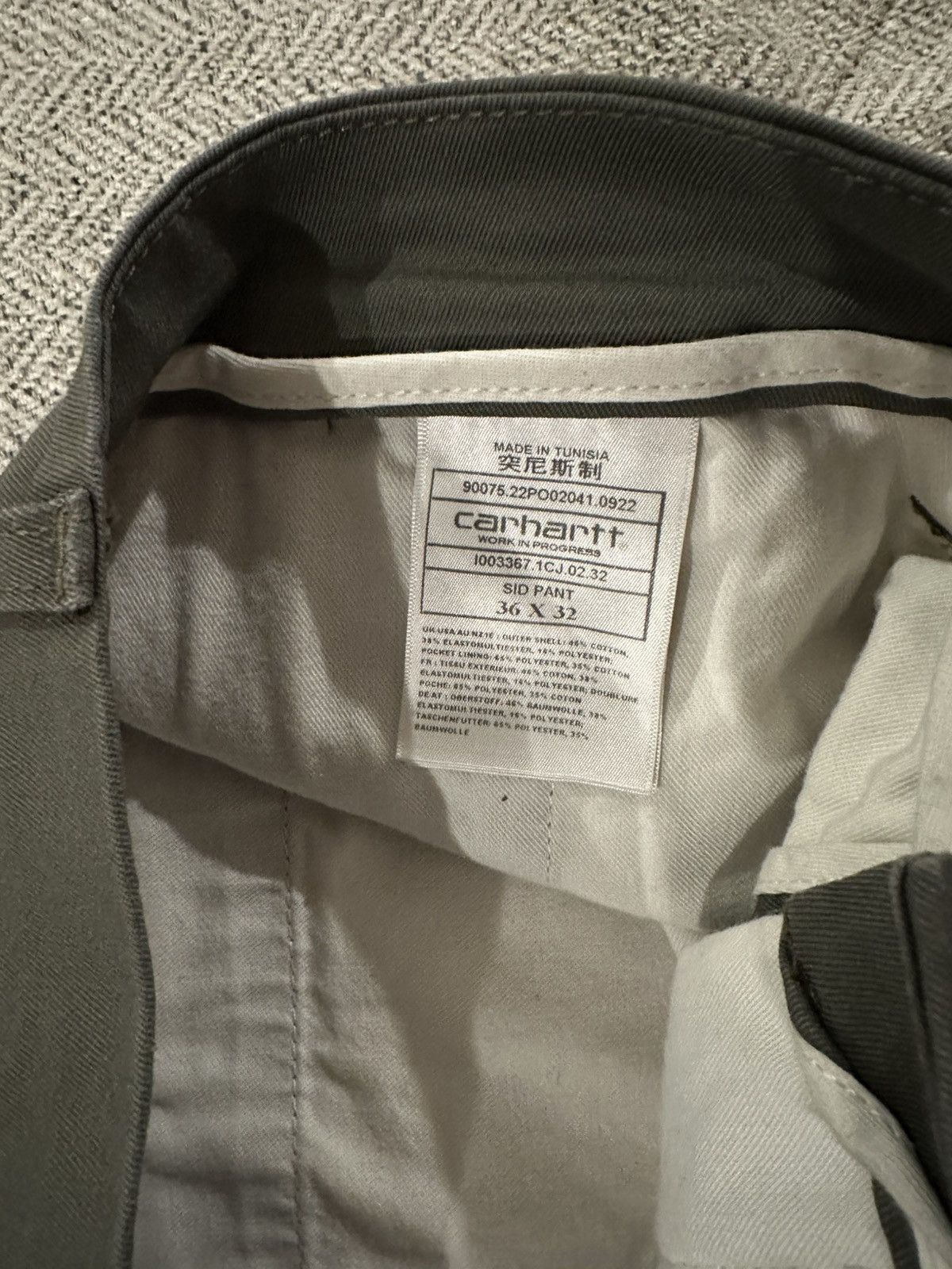 Carhartt Wip WASHED GREEN CARHARTT WIP Size US 36 / EU 52 - 5 Thumbnail