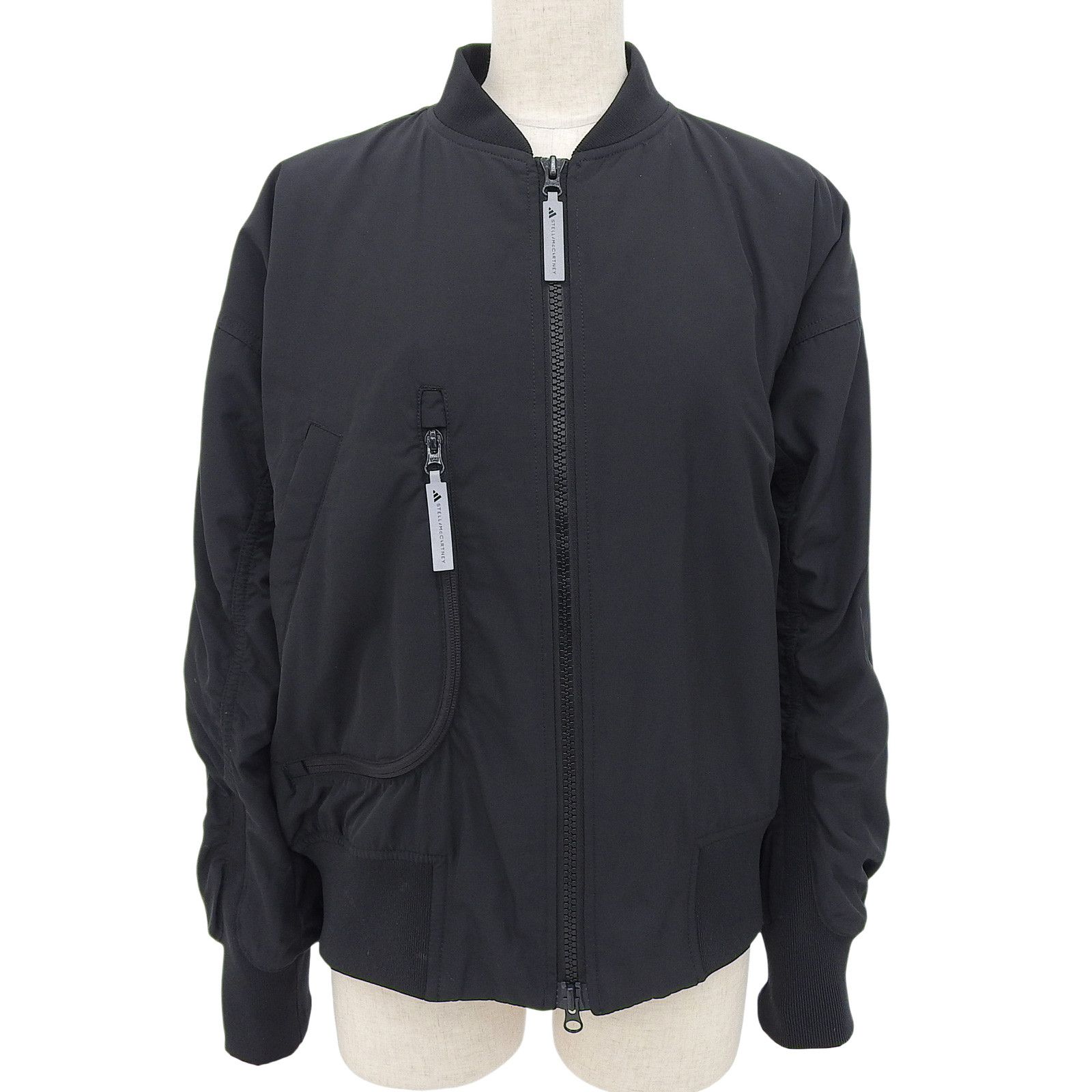 Stella McCartney Stella Mccartney adidas by Stella McCartney Polyester Bomber Jacket Plastic / Synthetic Outerwear IP1370 DUTY FREE for USA Size ONE SIZE - 1 Thumbnail
