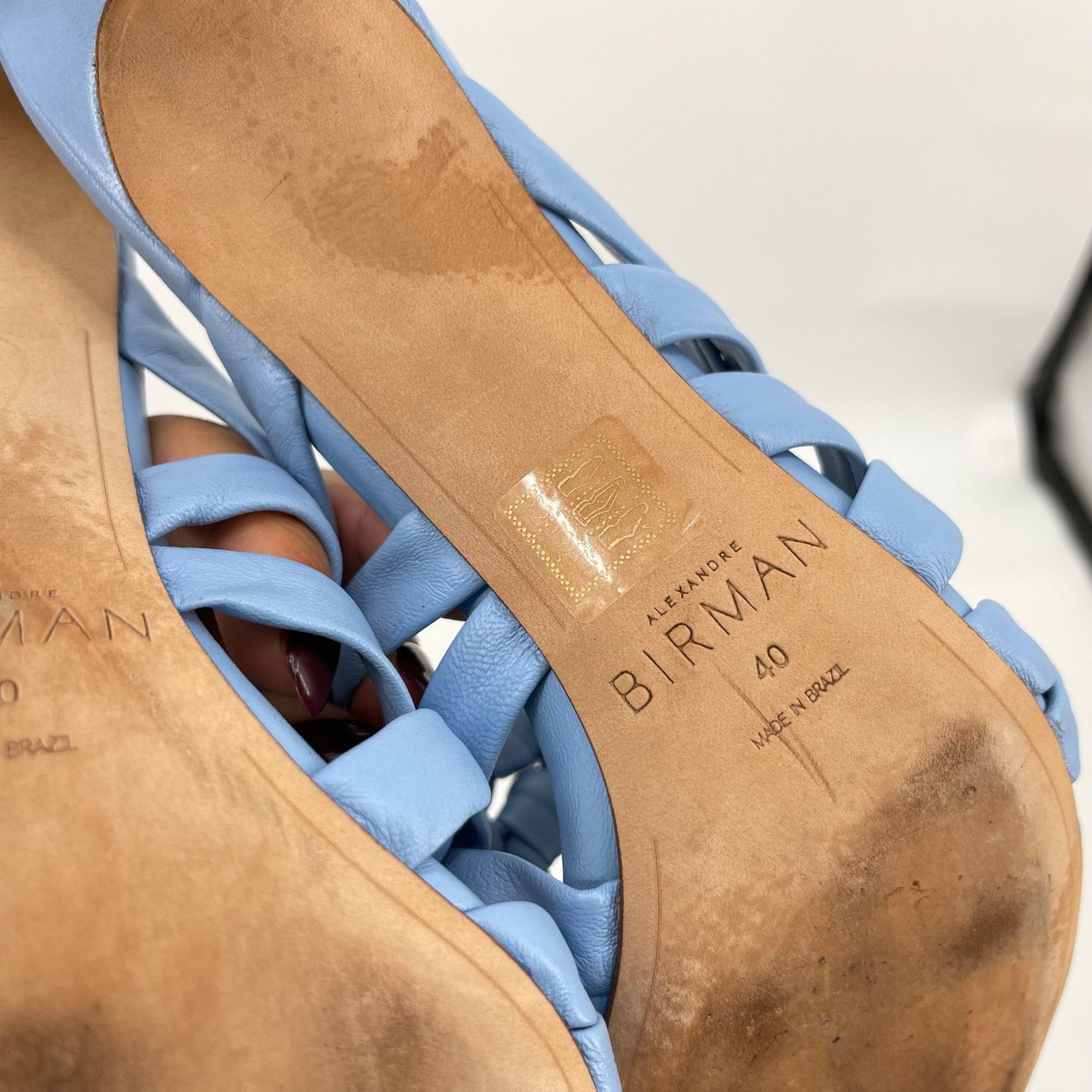 Alexandre Birman Alexandre Birman | Solange Intreccio 85 Blue 40 / US 10 Size US 10 / IT 40 - 15 Thumbnail