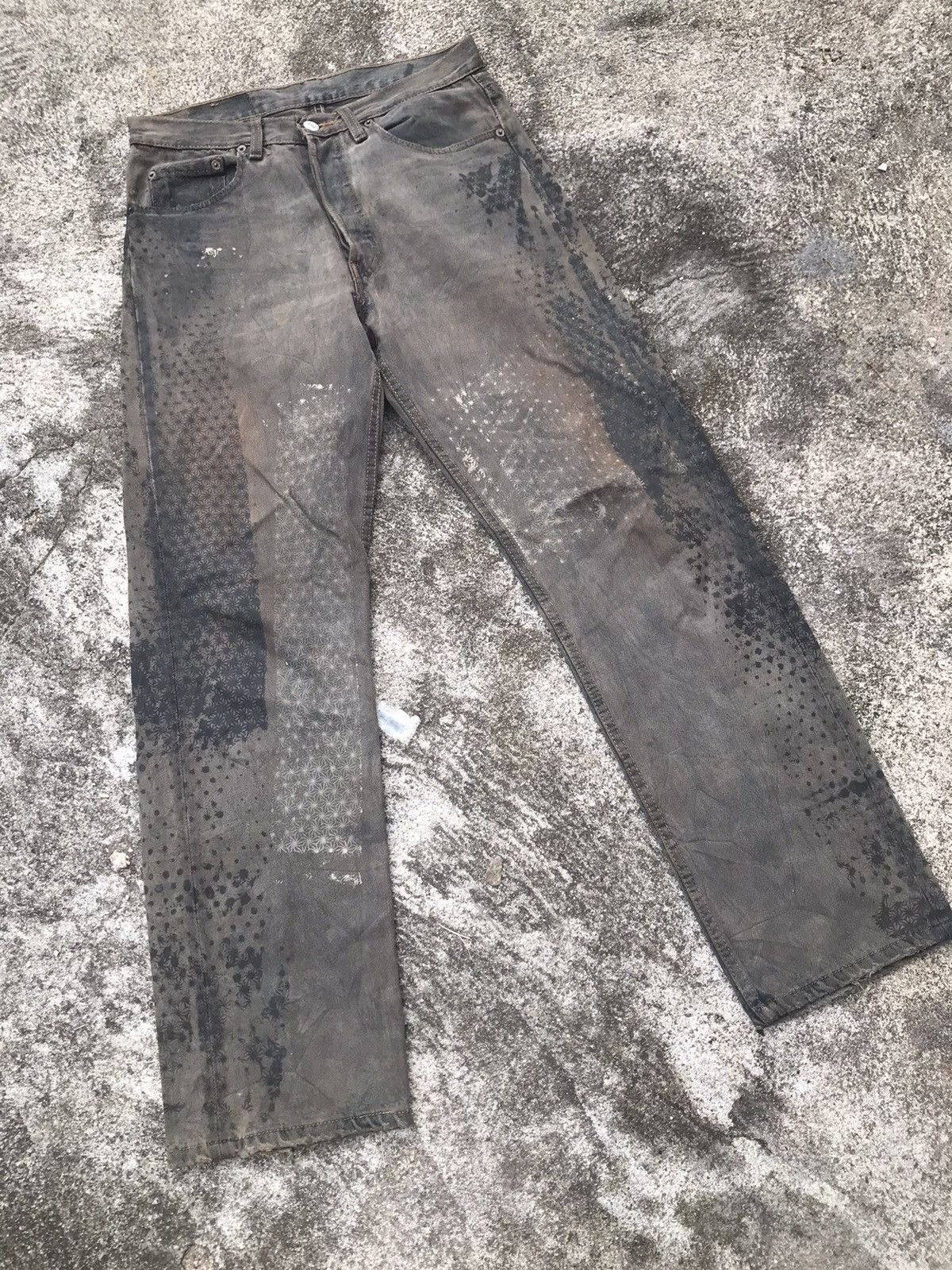 Levi's Rare 1993 Vintage Levis 501 Buttonfly Size US 30 / EU 46 - 4 Thumbnail