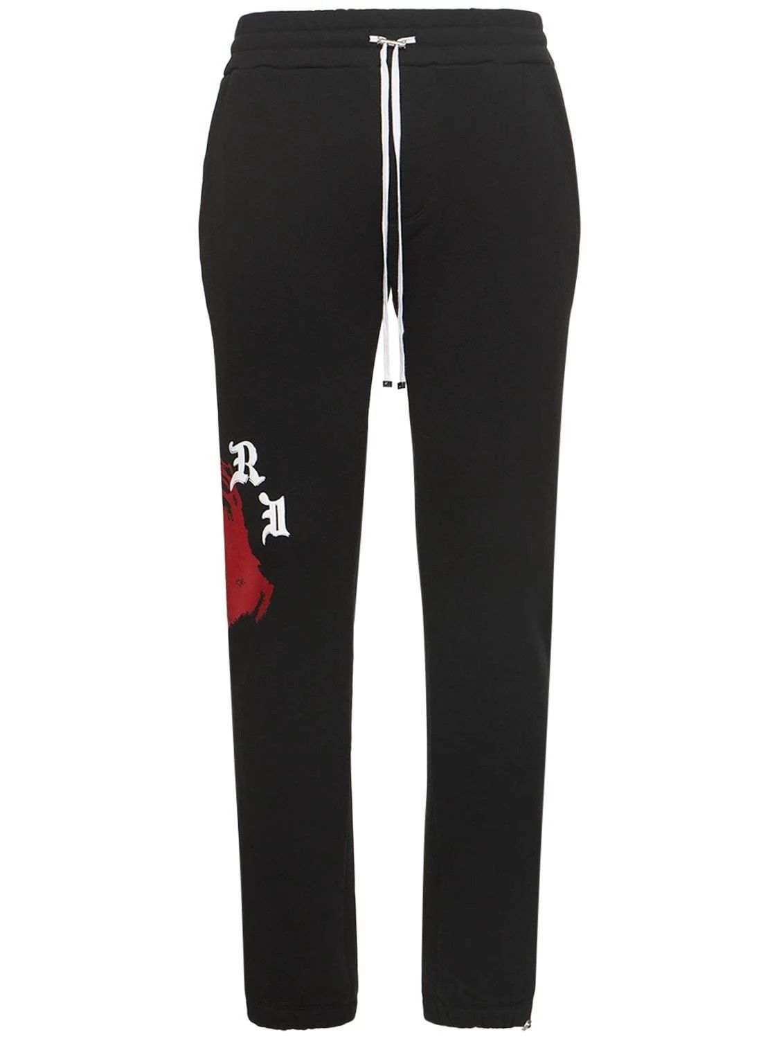 Amiri × Wes Lang o1w1db11224 Sweatpant & Jogger in Black Size US 34 / EU 50 - 1 Thumbnail