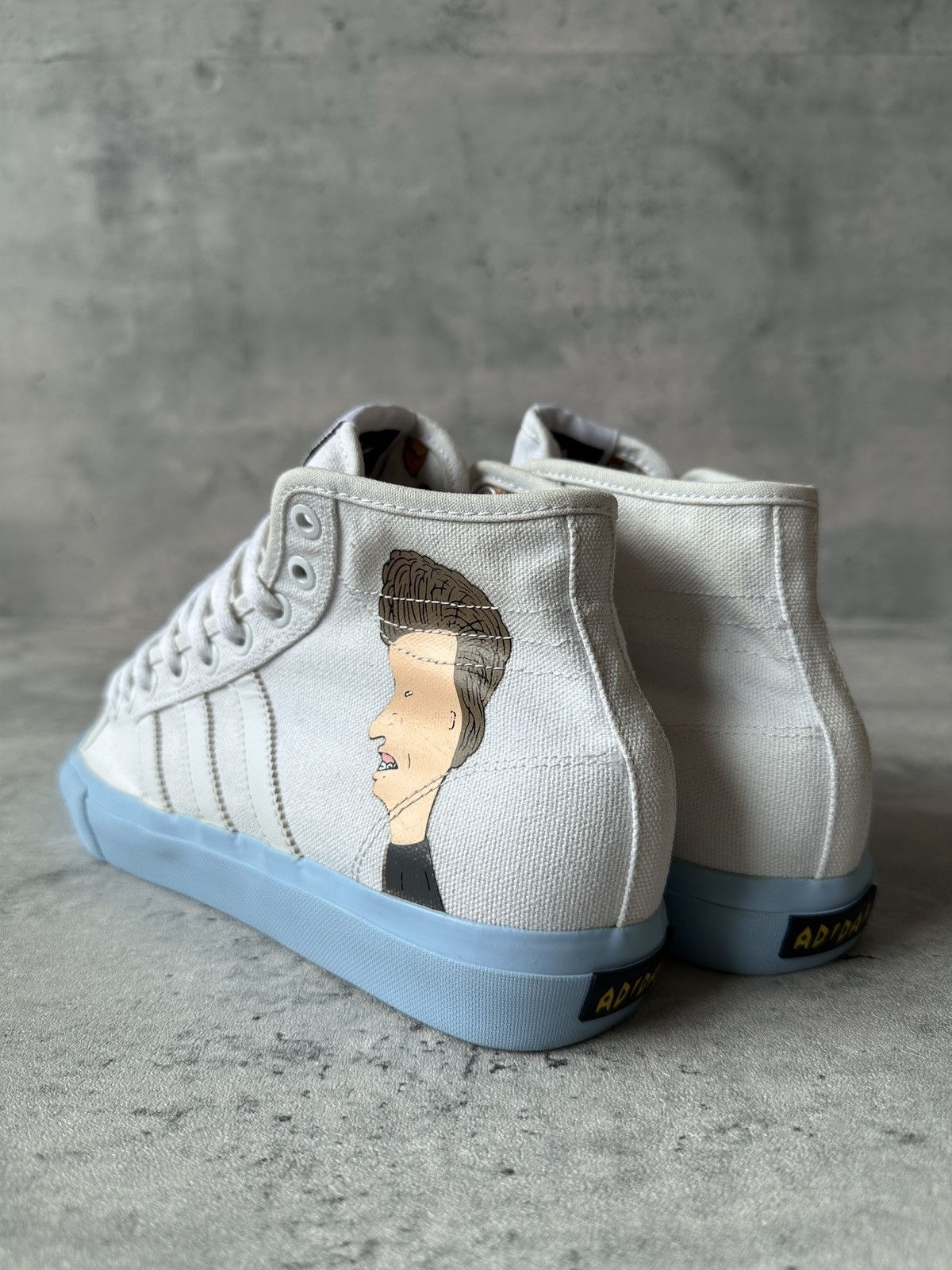 Adidas SAMPLE “BEAVIS AND BUTTHEAD” MATCHCOURT RX HIGH TOP SNEAKERS Size US 9 / EU 42 - 10 Thumbnail