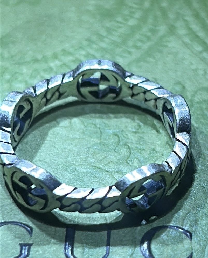 Gucci Gucci Interlocking G Ring Silver 925 Semi Shiny Size ONE SIZE - 2 Thumbnail