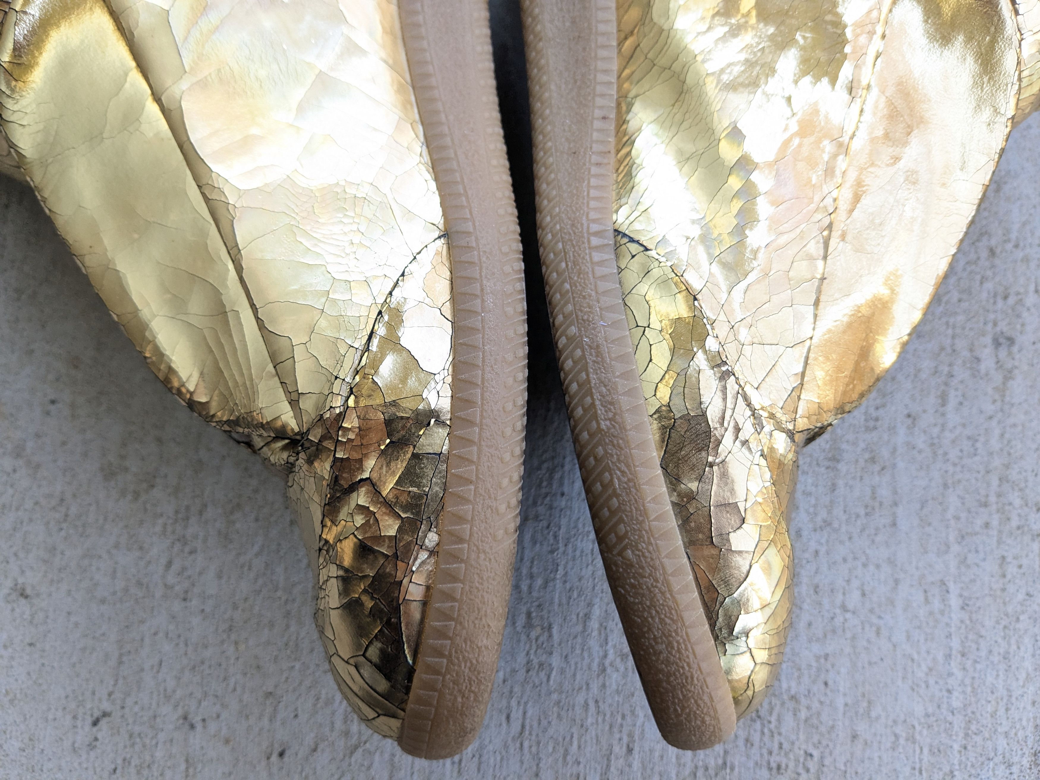 Maison Margiela Maison Margiela Future High Top Gold 8 41 Cracked Size US 8 / EU 41 - 8 Thumbnail