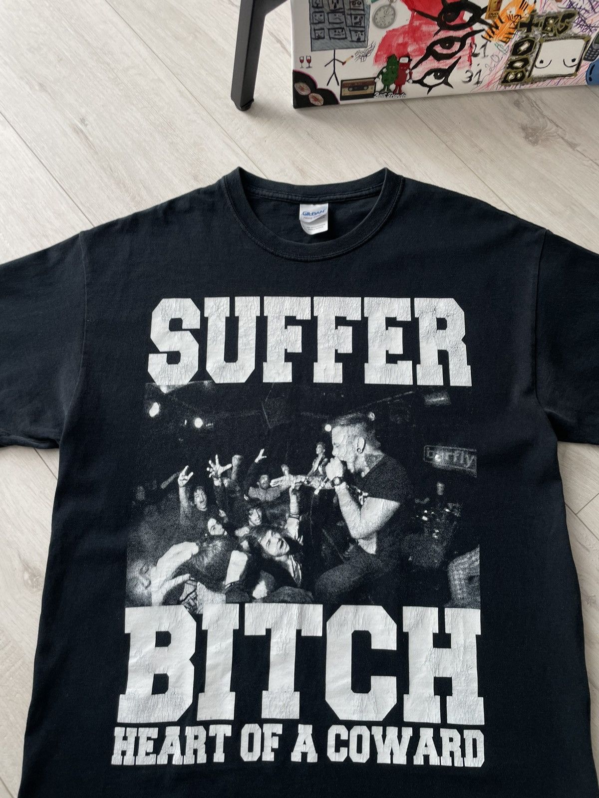 Band Tees Vintage 00’s Heart of a Coward “Suffer” Song T-Shirt Metal Size US L / EU 52-54 / 3 - 3 Thumbnail
