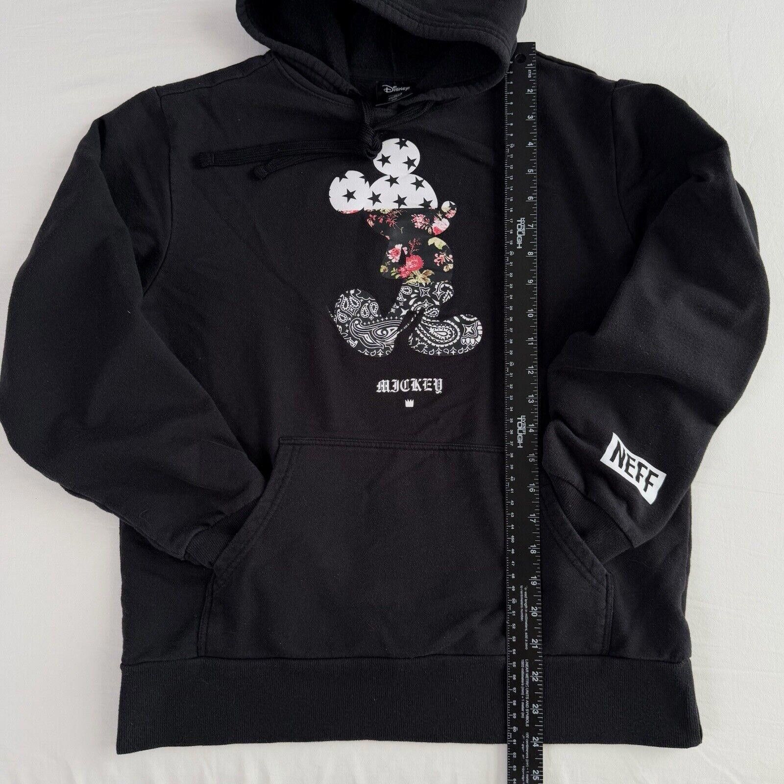 NEFF Disney Collection by Neff Black Mickey Mouse Hoodie Men’s S Size US 30 / EU 46 - 3 Thumbnail