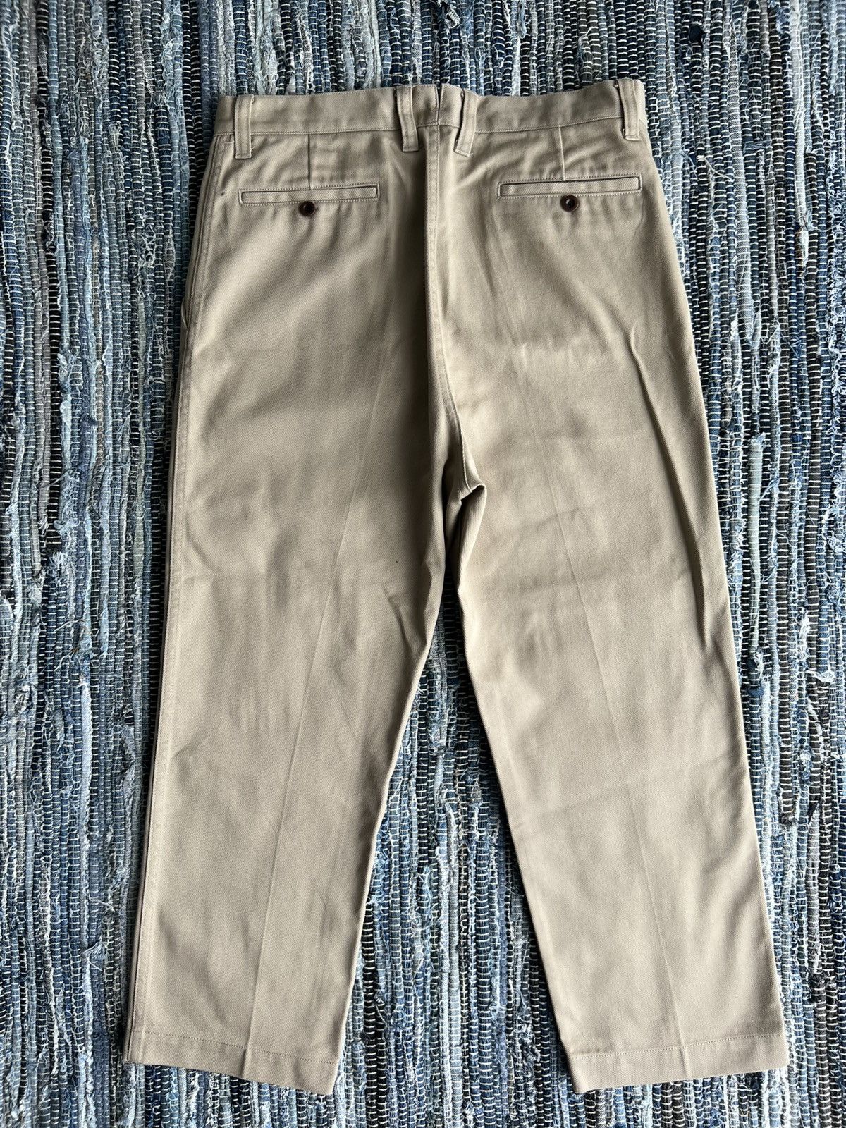 Junya Watanabe FW15 Junya Watanabe Drop Crotch Military Cotton Khakis Pants Size US 34 / EU 50 - 3 Thumbnail