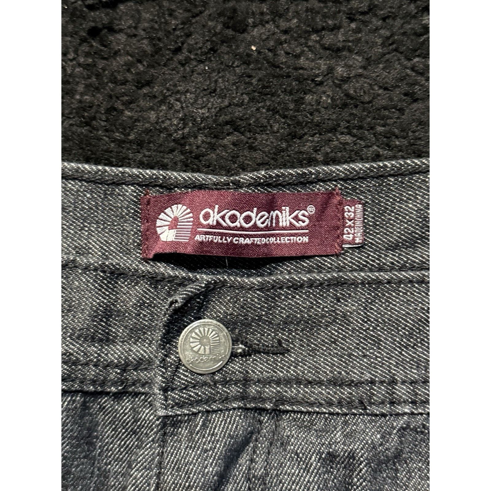 Akademiks Akademiks Baggy Fit Denim Jeans 42x32 Gray Y2K Streetwear Size US 42 / EU 58 - 9 Thumbnail