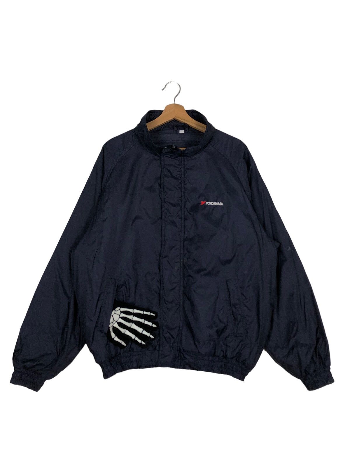 Japanese Brand 🔥90’s Racing Bomber Jacket Worker Yokohama Big Logo Size US M / EU 48-50 / 2 - 1 Thumbnail