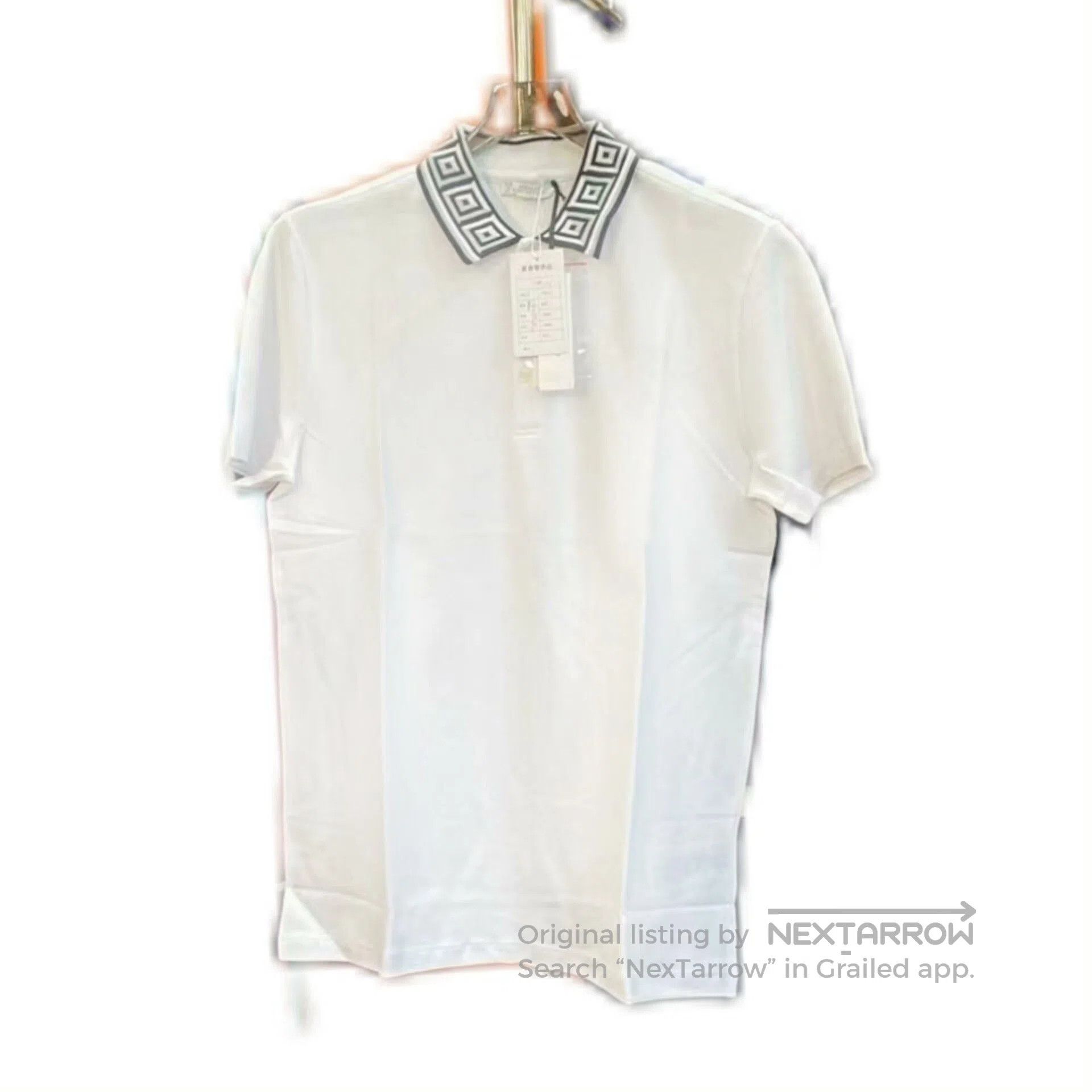 Versace Versace White Polo Shirt M. Size US M / EU 48-50 / 2 - 1 Thumbnail