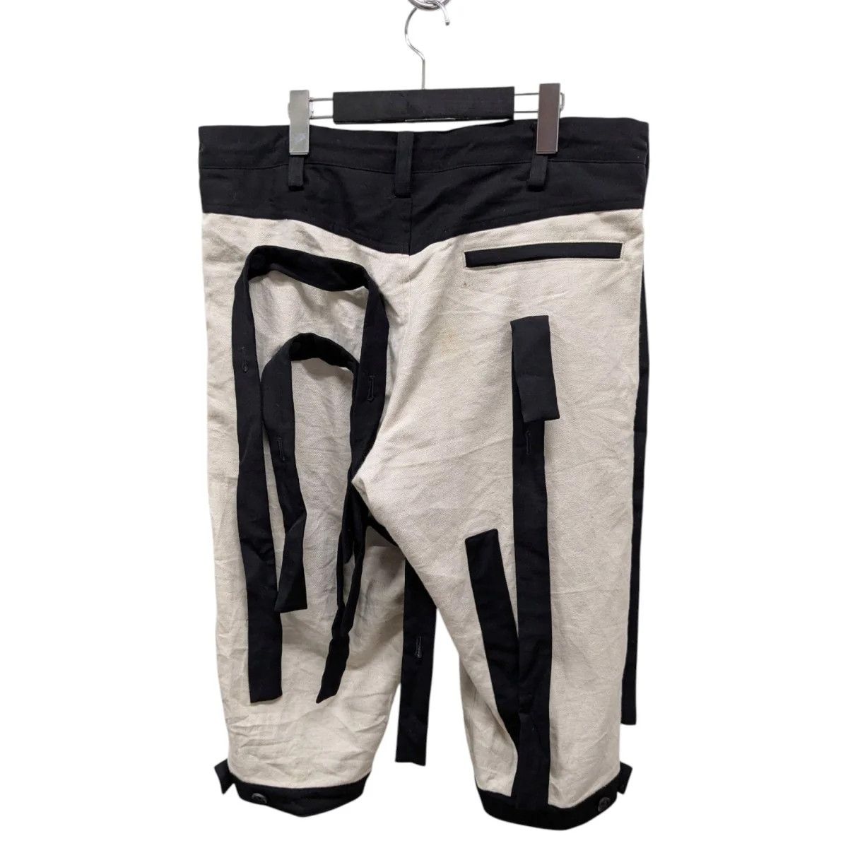 Yohji Yamamoto YOHJI YAMAMOTO/ 20SS Multi-Tape Wide Shorts Size US 36 / EU 52 - 2 Thumbnail