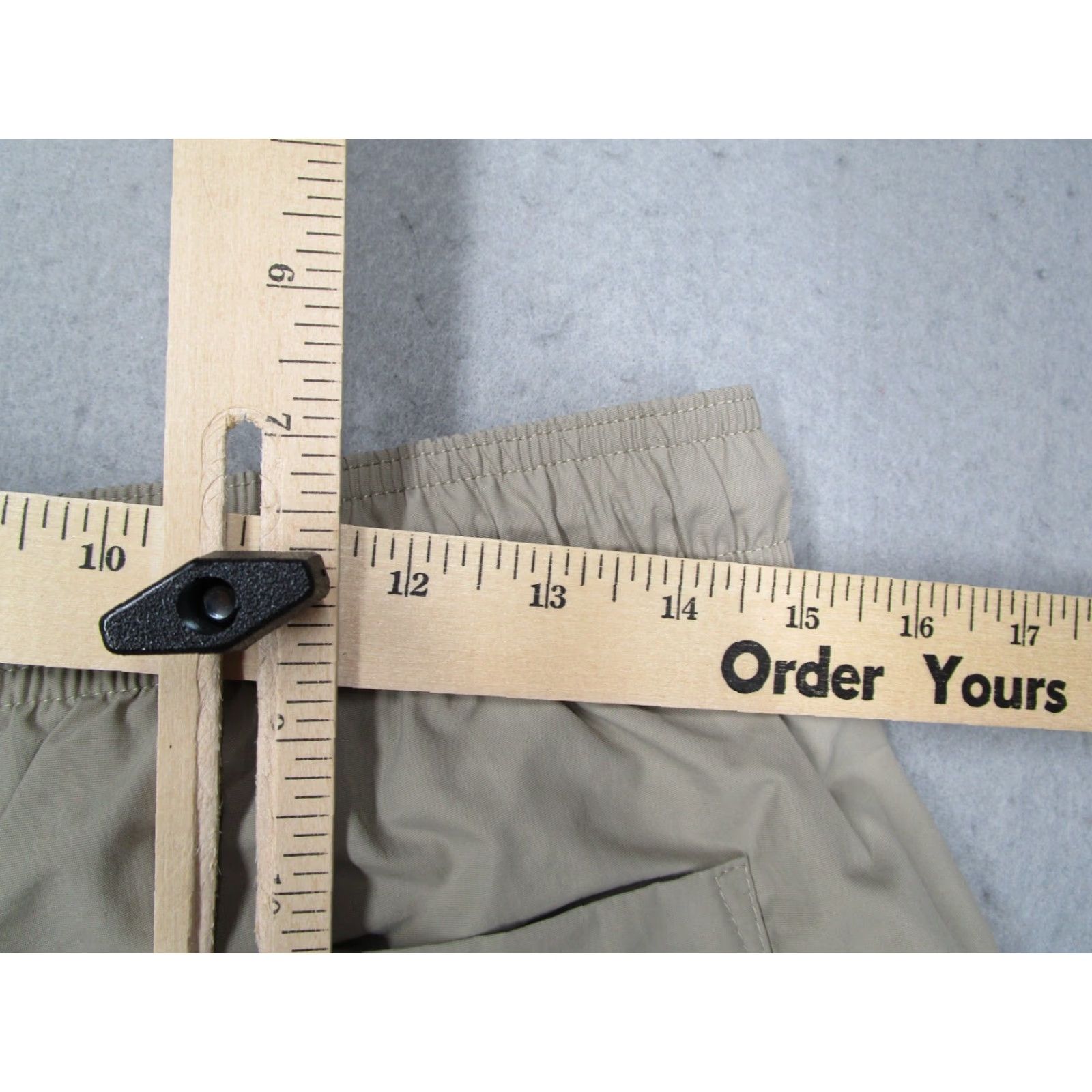 CLOT Standard Cloth Shorts Mens Medium Beige Lined Nylon Performance Active Workout Size US 31 - 6 Thumbnail
