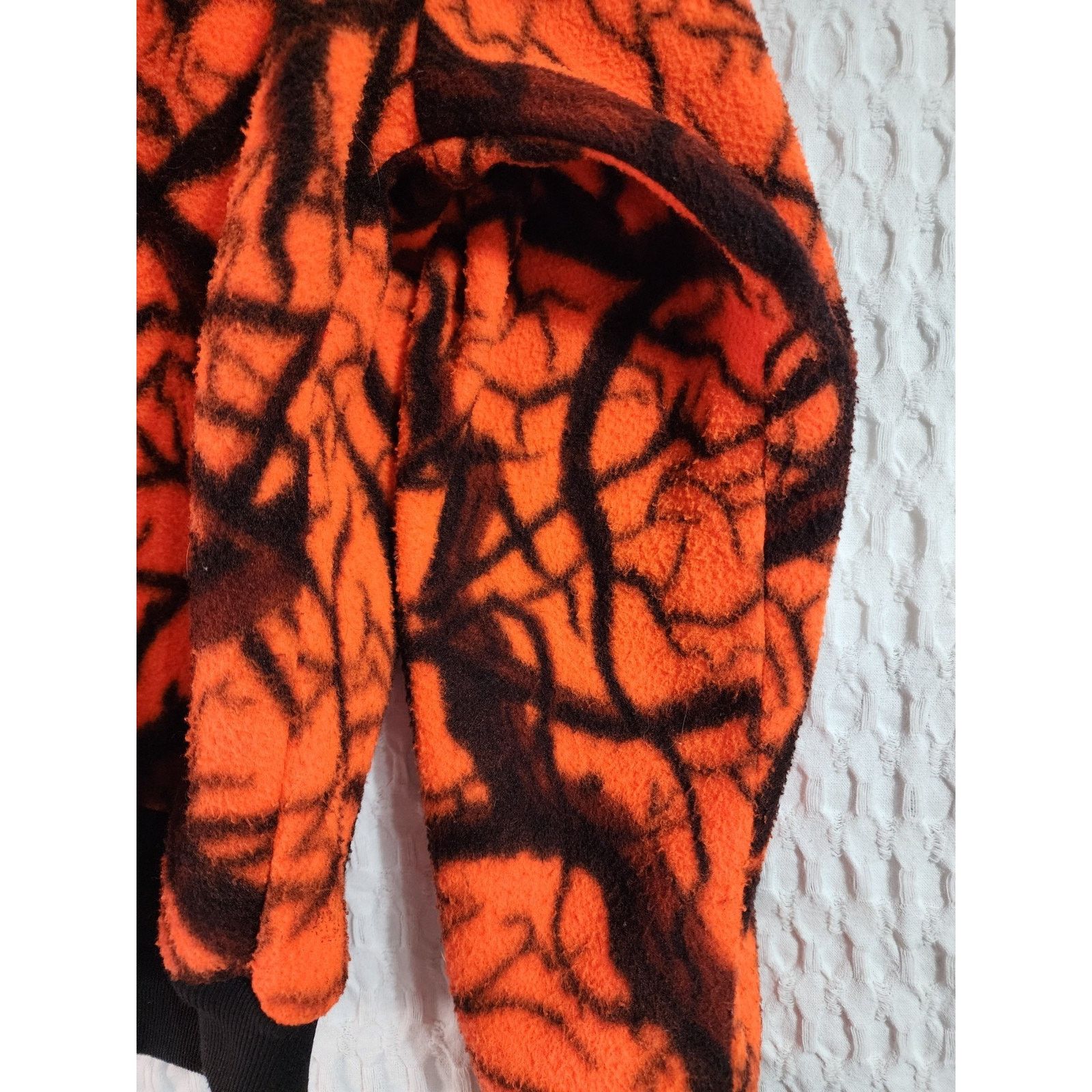 Cabelas Cabela's Vintage Blaze Orange Camo Fleece Hoodie Men's XL Size US XL / EU 56 / 4 - 8 Thumbnail