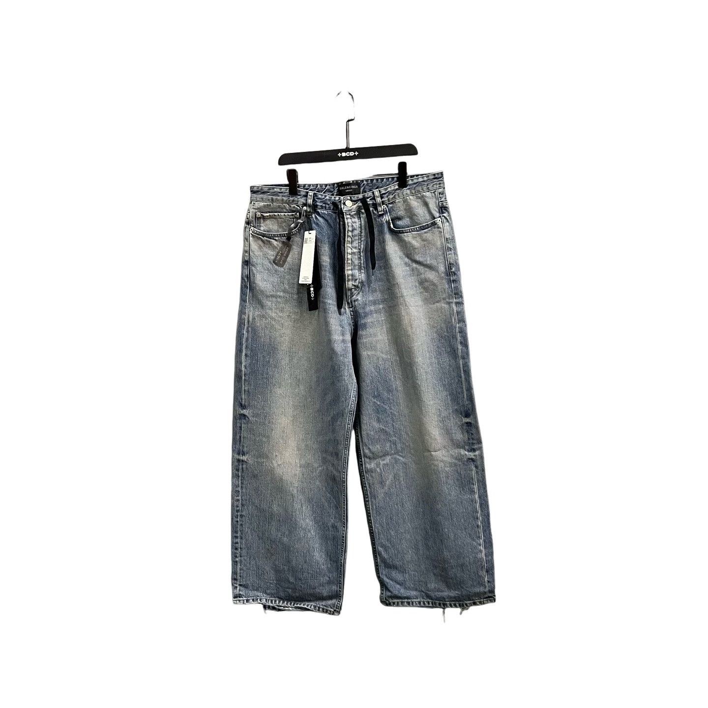 Balenciaga Balenciaga Cut-Up Baggy Jeans Blue Size XS | Grailed