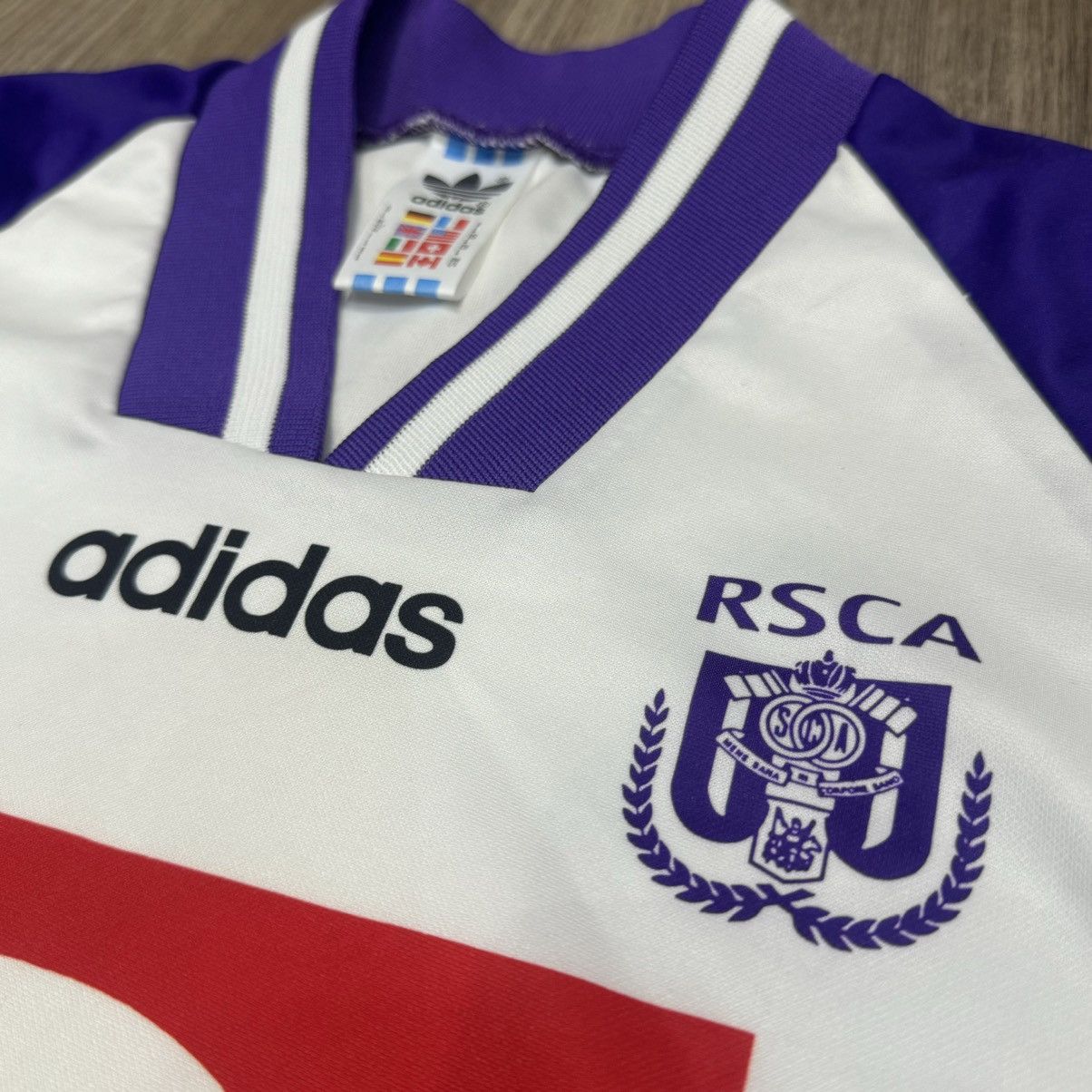 Adidas Anderlecht 94/95 away shirt Size US L / EU 52-54 / 3 - 4 Thumbnail