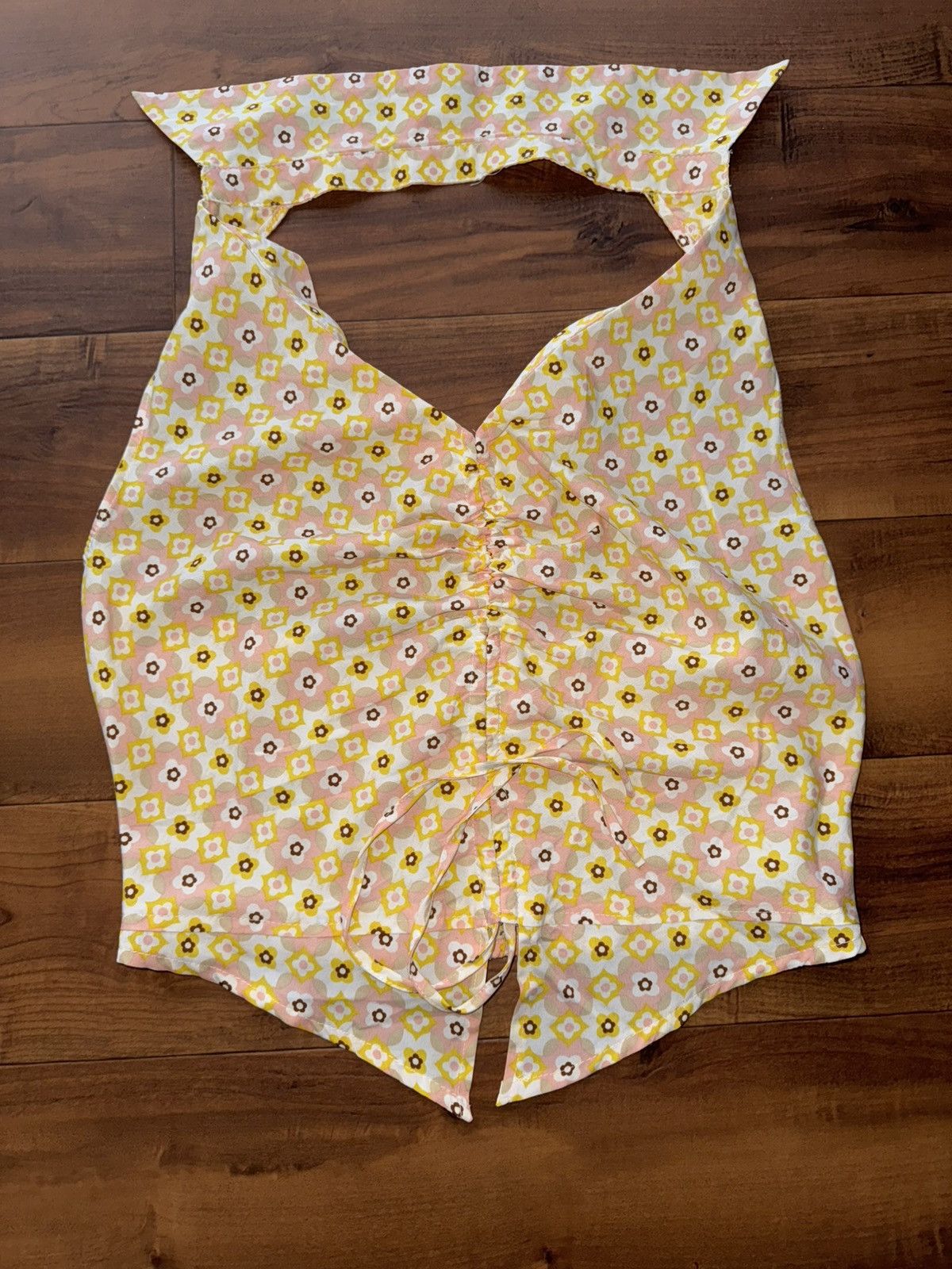 Other Floral Halter Top by Milk & Honey Western 70s Style Cowgirl Size L / US 10 / IT 46 - 2 Thumbnail