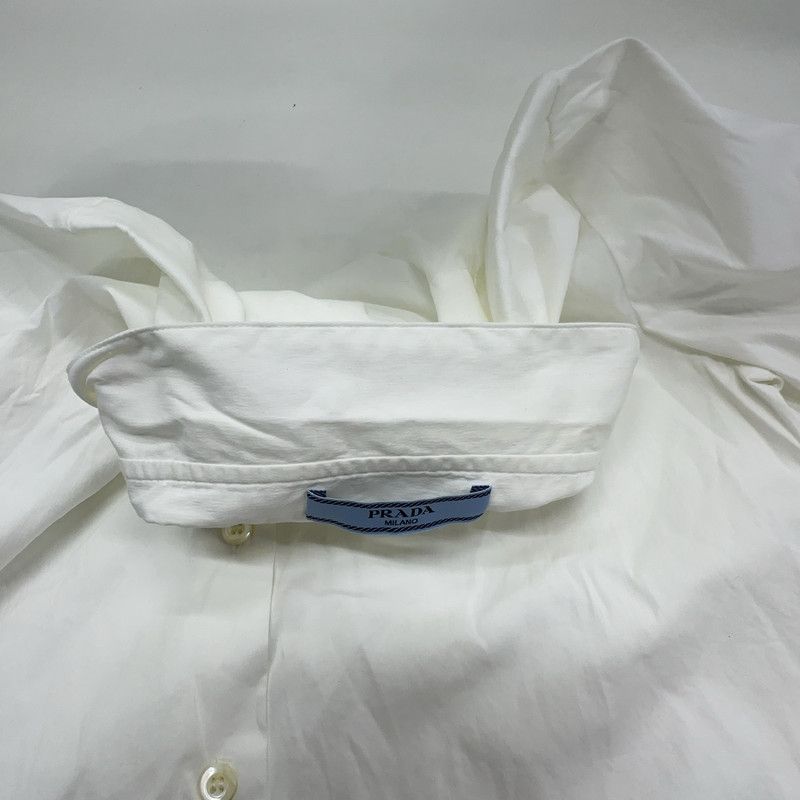 Prada Prada White Long Sleeve Button-Up Shirt Size US S / EU 44-46 / 1 - 1 Thumbnail