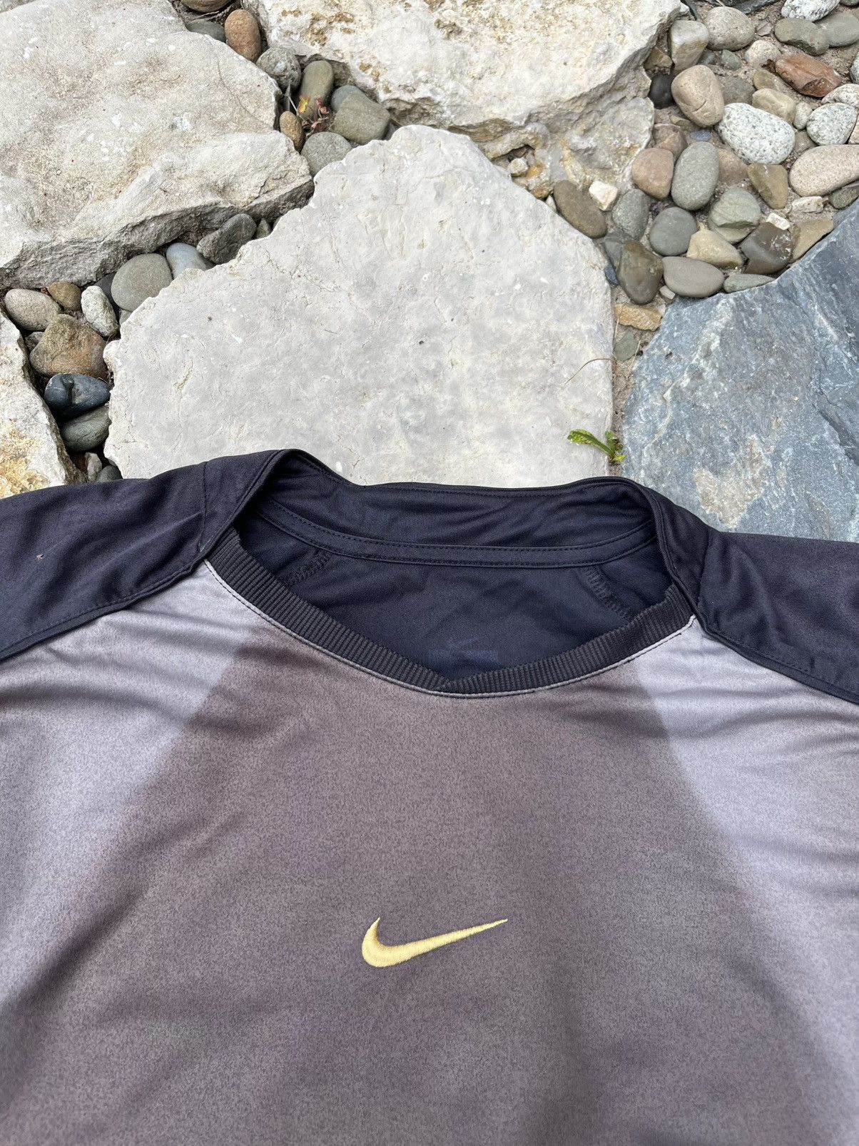 Nike × Vintage Vintage Nike Total 90 Ronaldinho jersey tee central swoosh Size US XL / EU 56 / 4 - 11 Thumbnail
