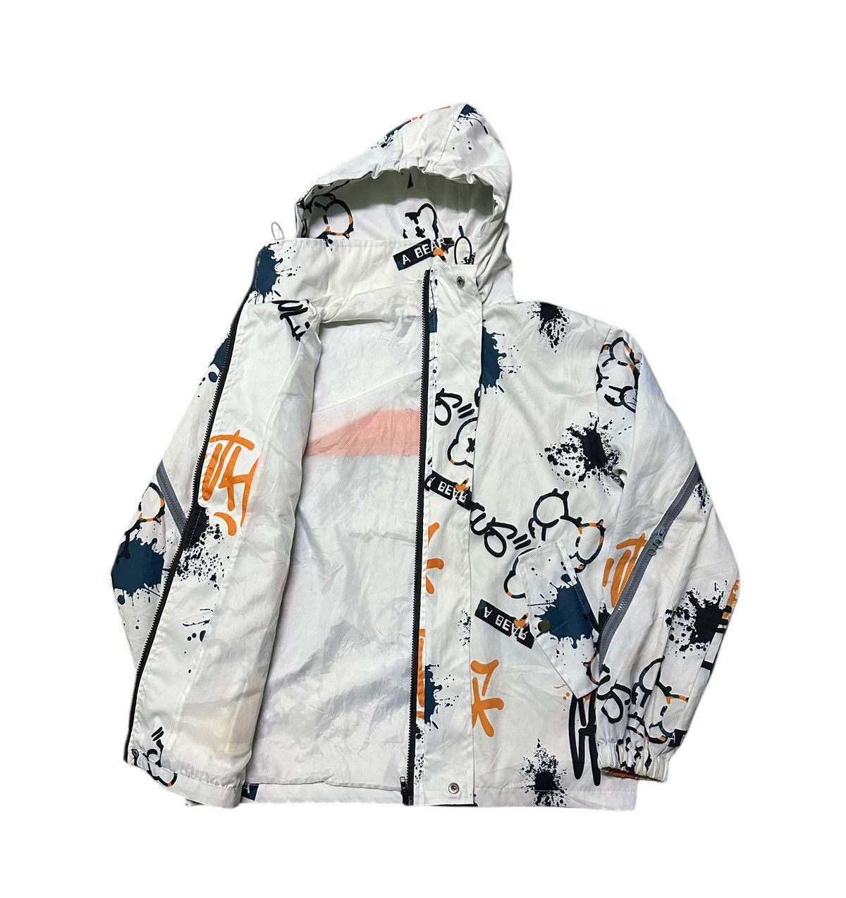 Japanese Brand over zipper jacket hooded Size US L / EU 52-54 / 3 - 5 Thumbnail