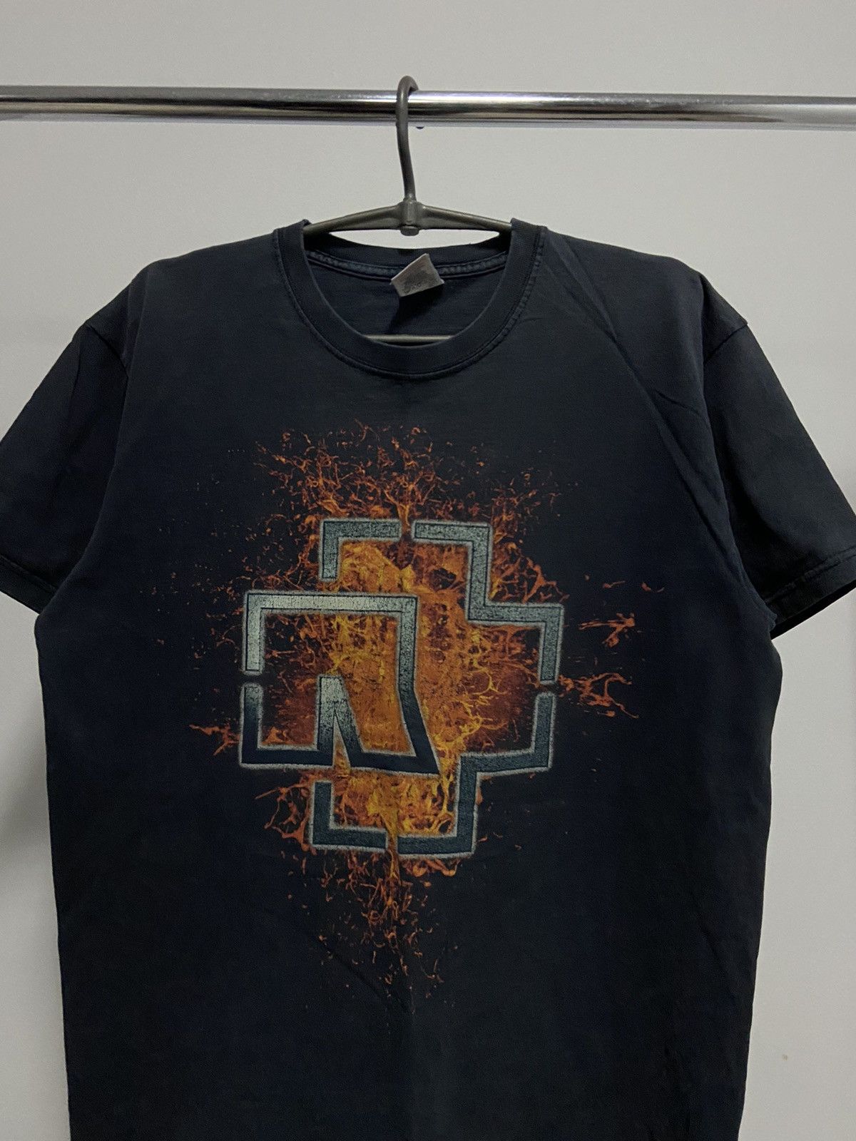 Band Tees × Vintage Rammstein Vintage Big Logo T Shirt Rock Band Size US L / EU 52-54 / 3 - 3 Thumbnail