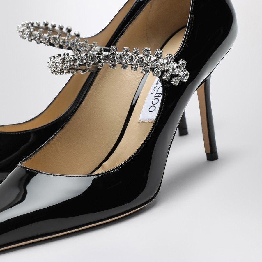 Jimmy Choo o1d2blof0824 Leather Pumps in Black Size US 7.5 / IT 37.5 - 5 Thumbnail