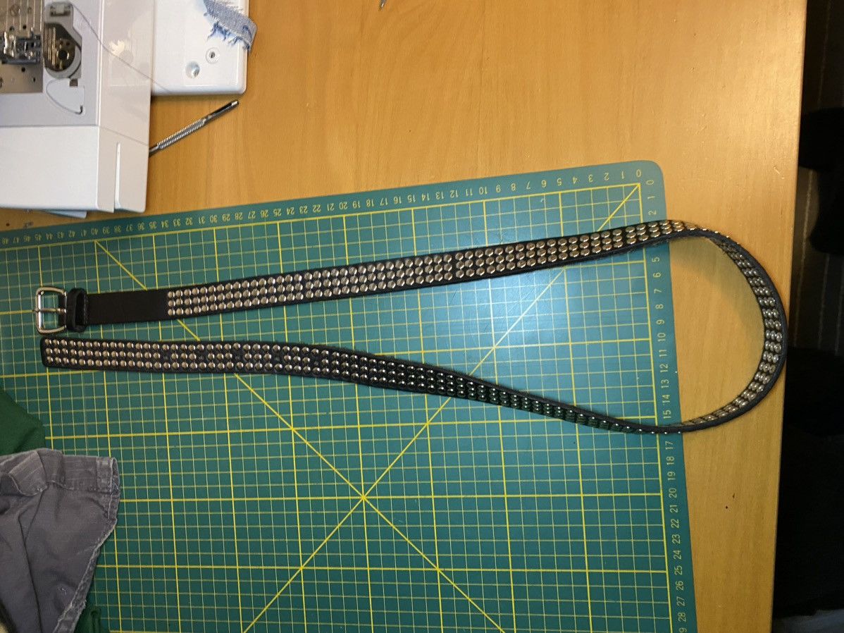 Designer × Vintage Vintage Olson studded leather belt Size ONE SIZE - 1 Thumbnail
