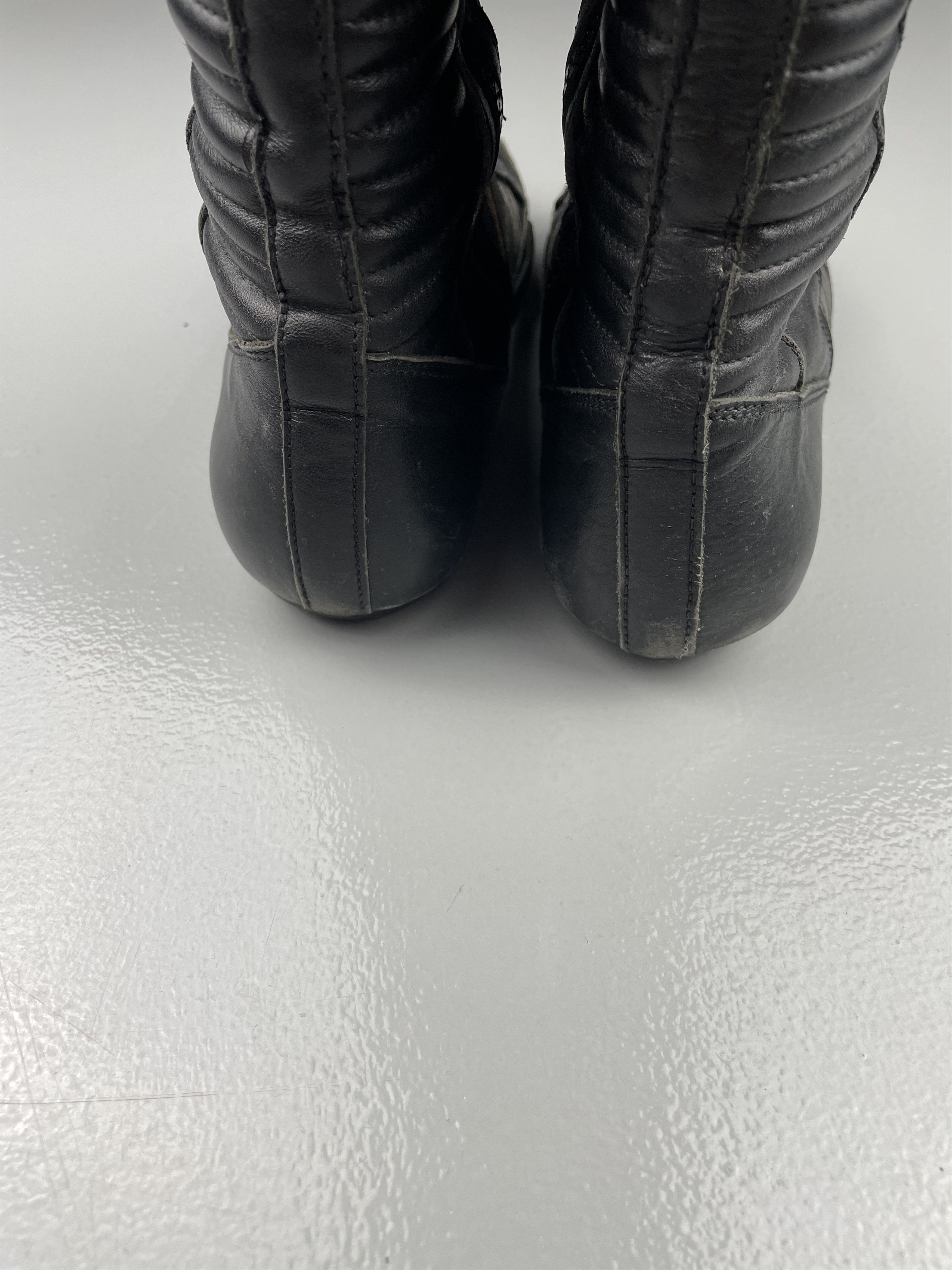 Walter Van Beirendonck vintage Walter Van Beirendonck W.&L.T. - leather biker boots Size US 7 / IT 37 - 7 Thumbnail