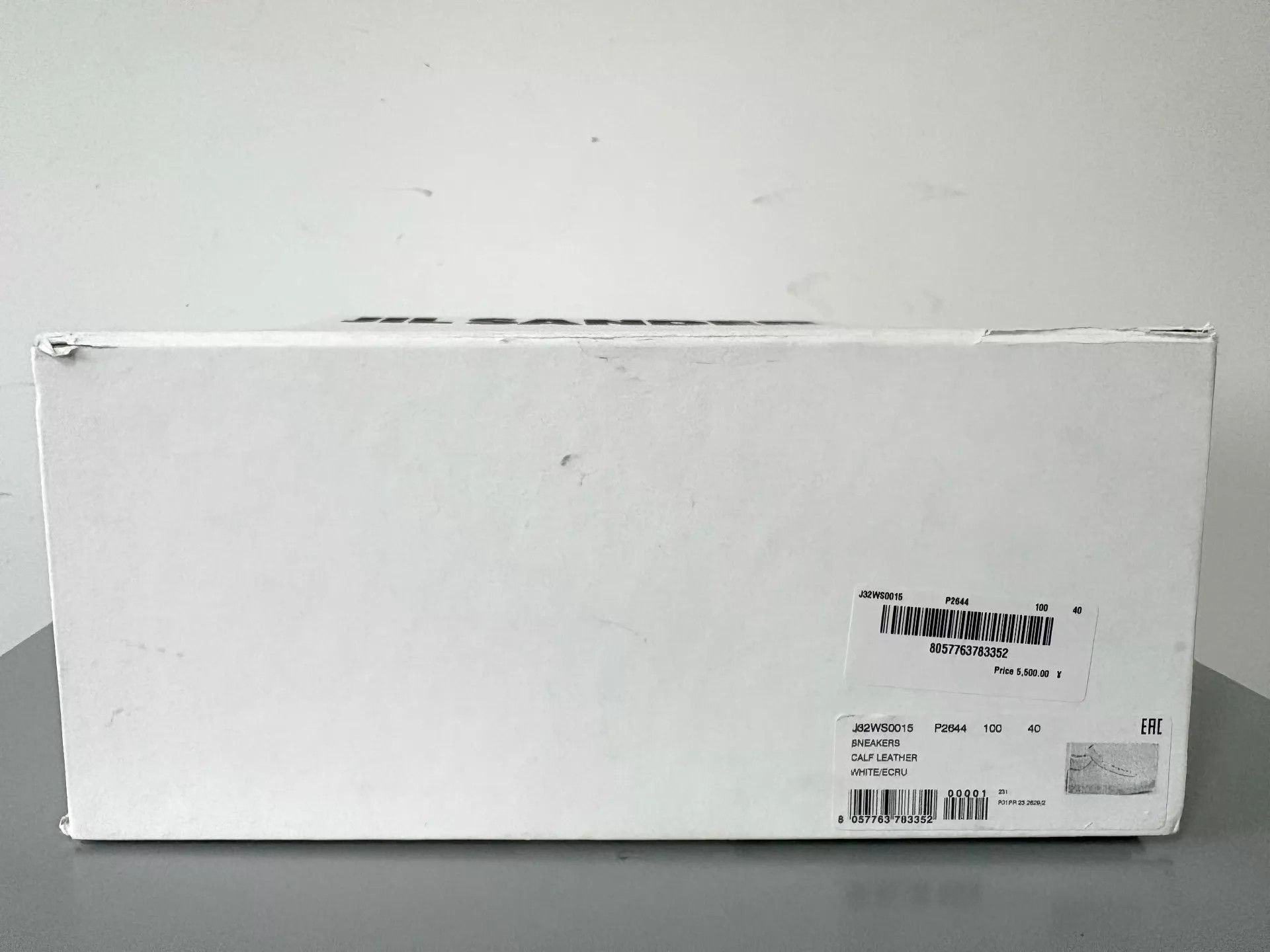 Jil Sander Jil Sander Men's High-Top 40 Off-White/Yellow Sole Size US 7 / EU 40 - 8 Thumbnail