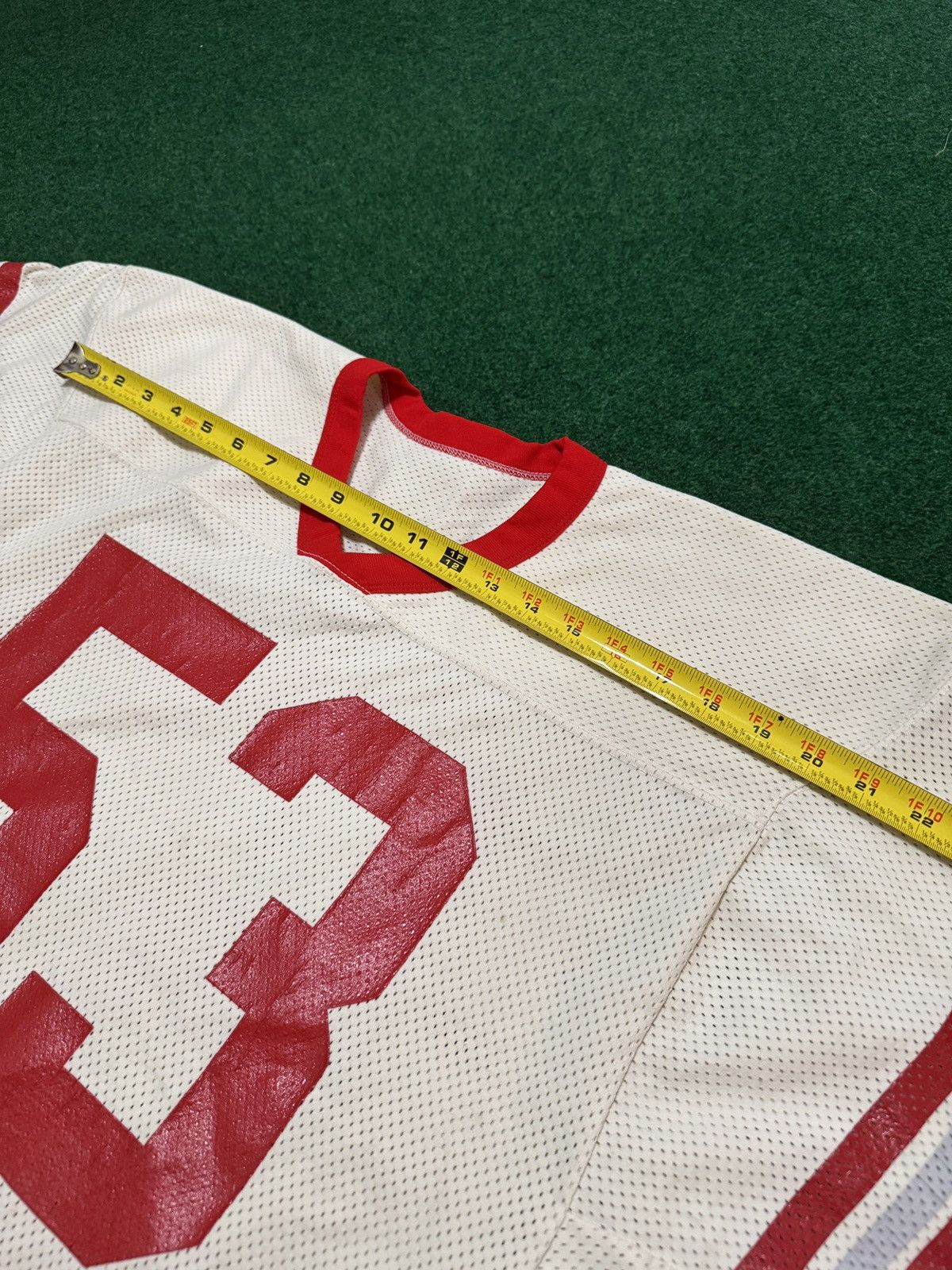 Russell Athletic × Vintage 70s Russell Athletic #53 Blank White Red Football Jersey Size US L / EU 52-54 / 3 - 8 Thumbnail