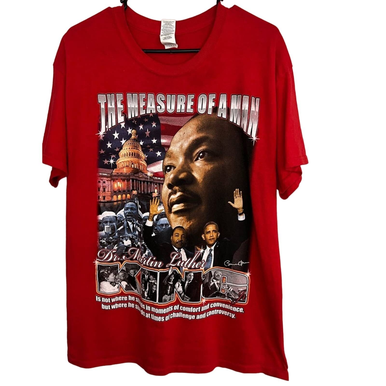 Vintage Vintage Y2K Obama Martin Luther King MLK Black Rights Shirt Size US L / EU 52-54 / 3 - 1 Thumbnail